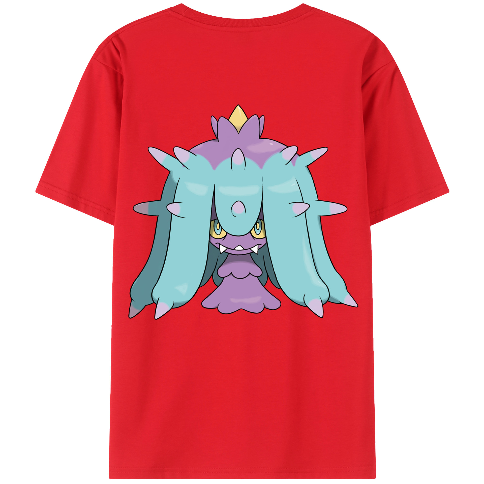 （画像用） ポケットモンスター Pokémon 綿100％ メンズ半袖Tシャツ（バックプリント） 通気性