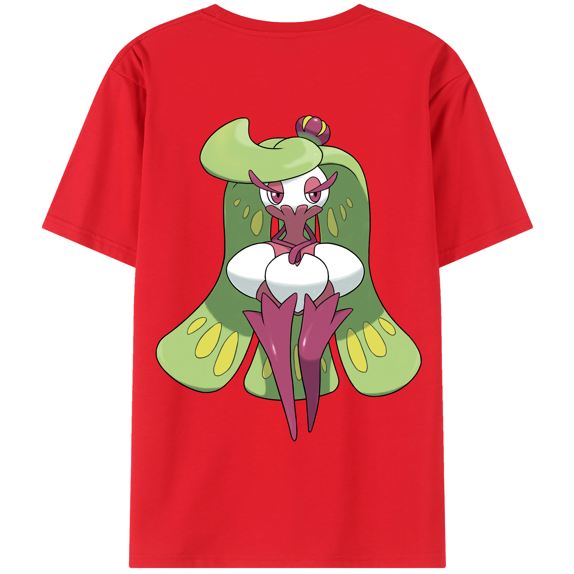 （画像用） ポケットモンスター Pokémon 綿100％ メンズ半袖Tシャツ（バックプリント） 通気性