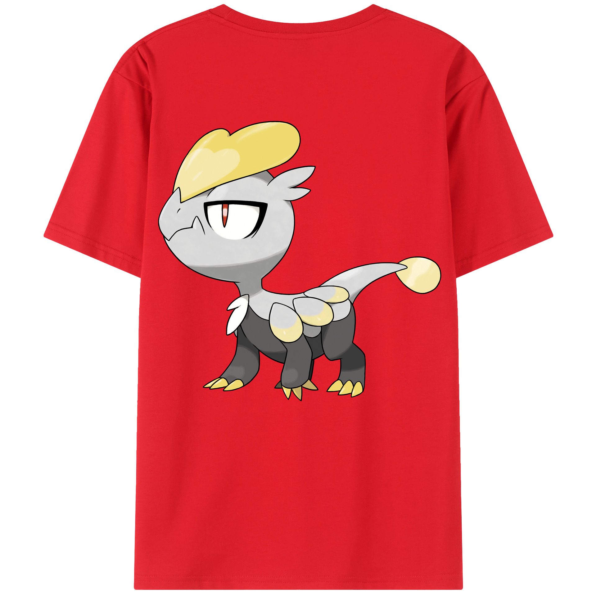 （画像用） ポケットモンスター Pokémon 綿100％ メンズ半袖Tシャツ（バックプリント） 通気性