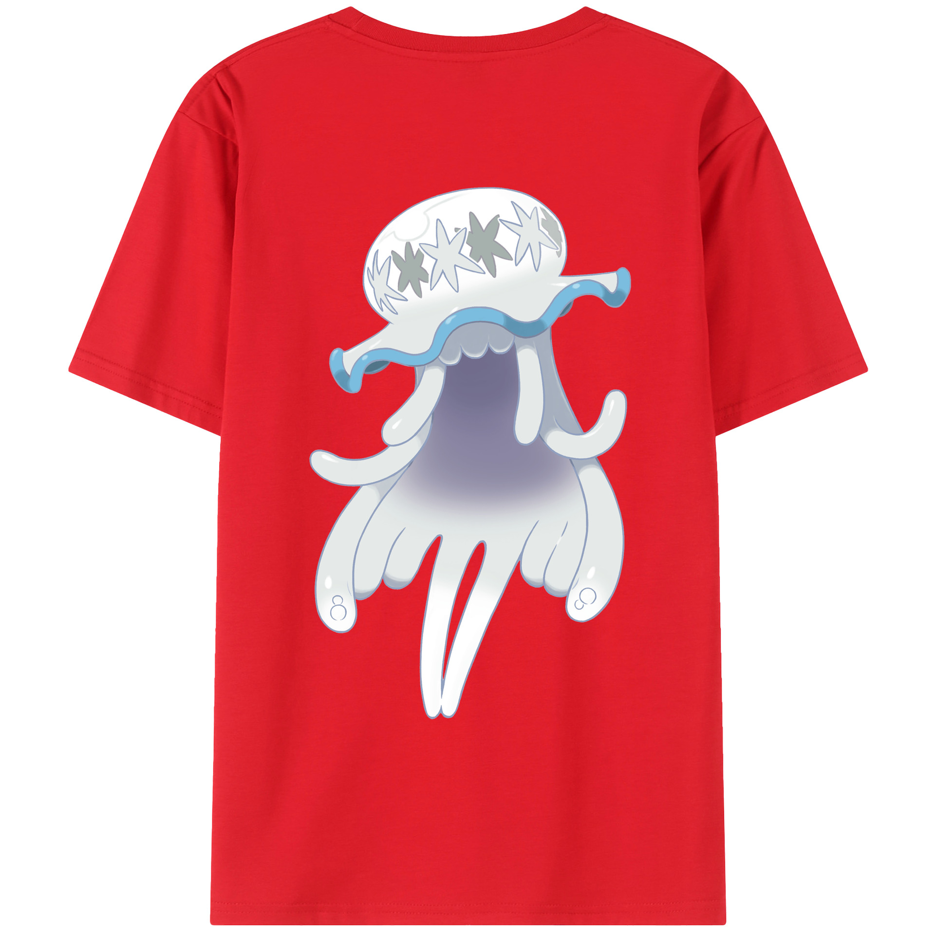 （画像用） ポケットモンスター Pokémon 綿100％ メンズ半袖Tシャツ（バックプリント） 通気性