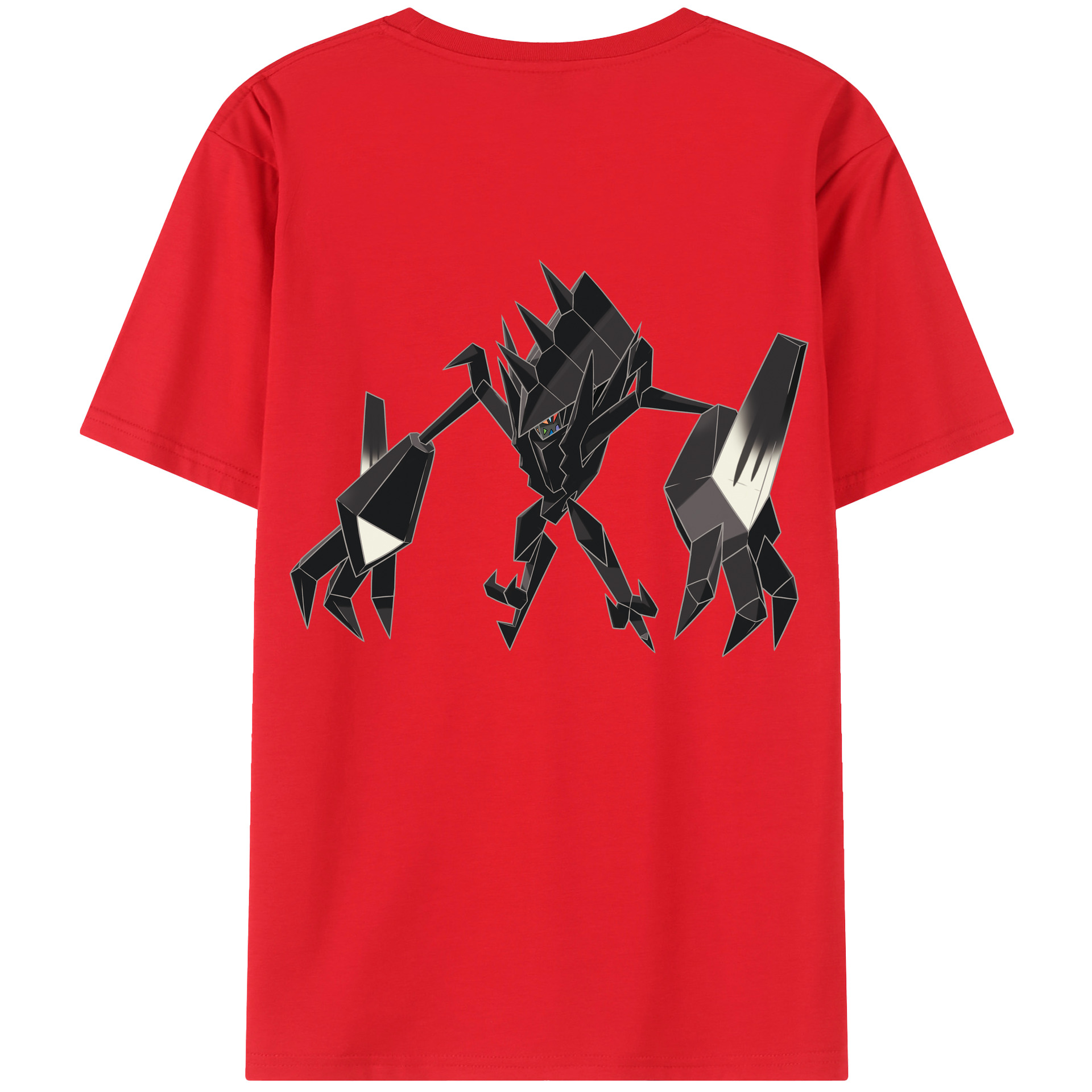 （画像用） ポケットモンスター Pokémon 綿100％ メンズ半袖Tシャツ（バックプリント） 通気性