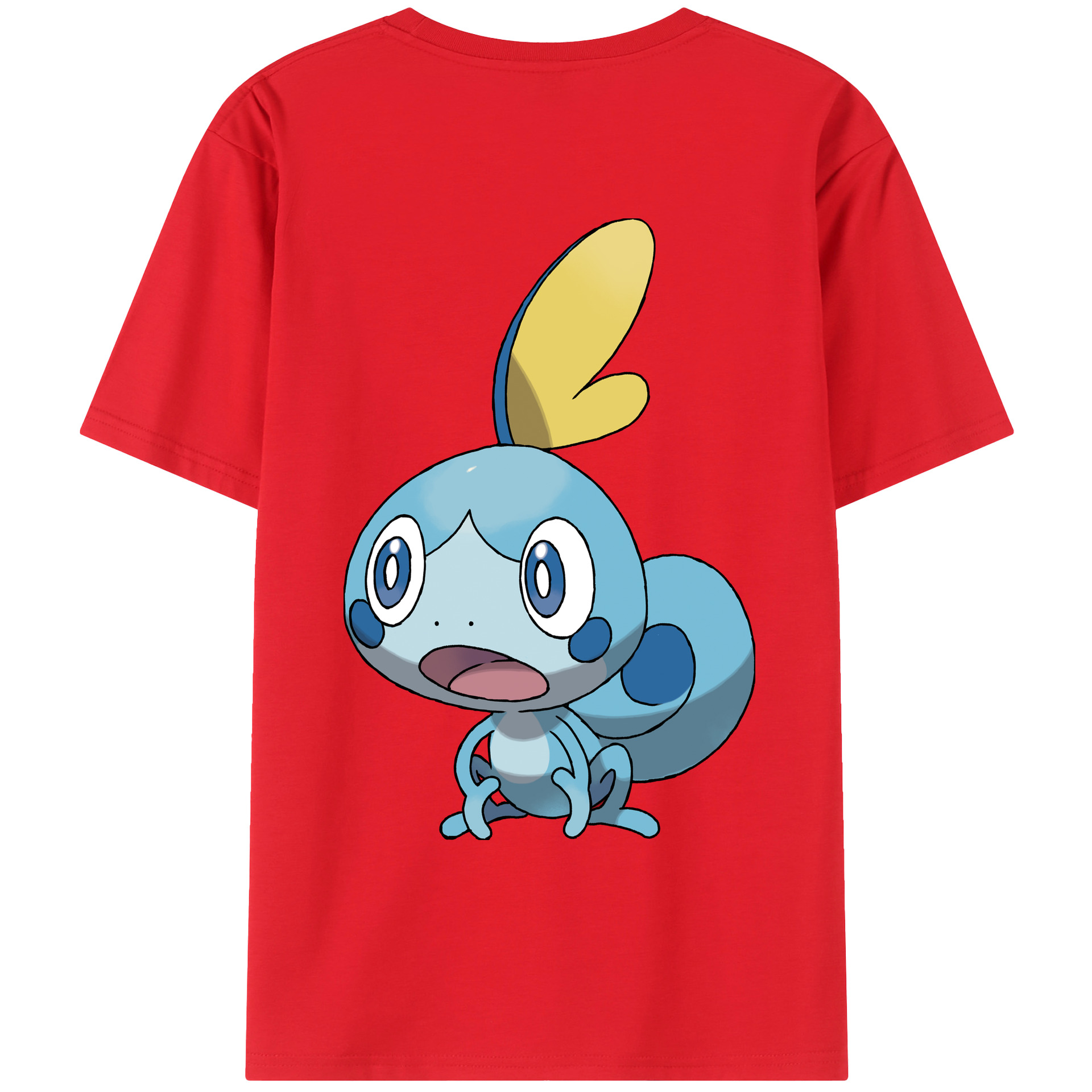 （画像用） ポケットモンスター Pokémon 綿100％ メンズ半袖Tシャツ（バックプリント） 通気性