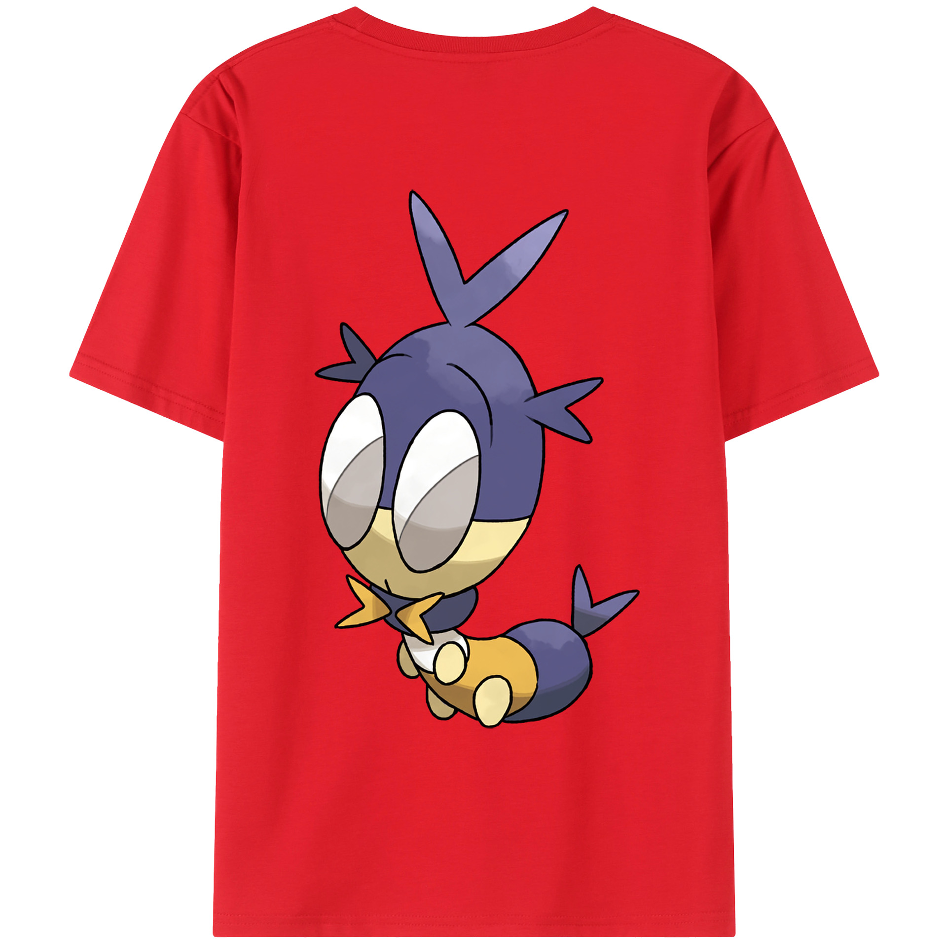（画像用） ポケットモンスター Pokémon 綿100％ メンズ半袖Tシャツ（バックプリント） 通気性
