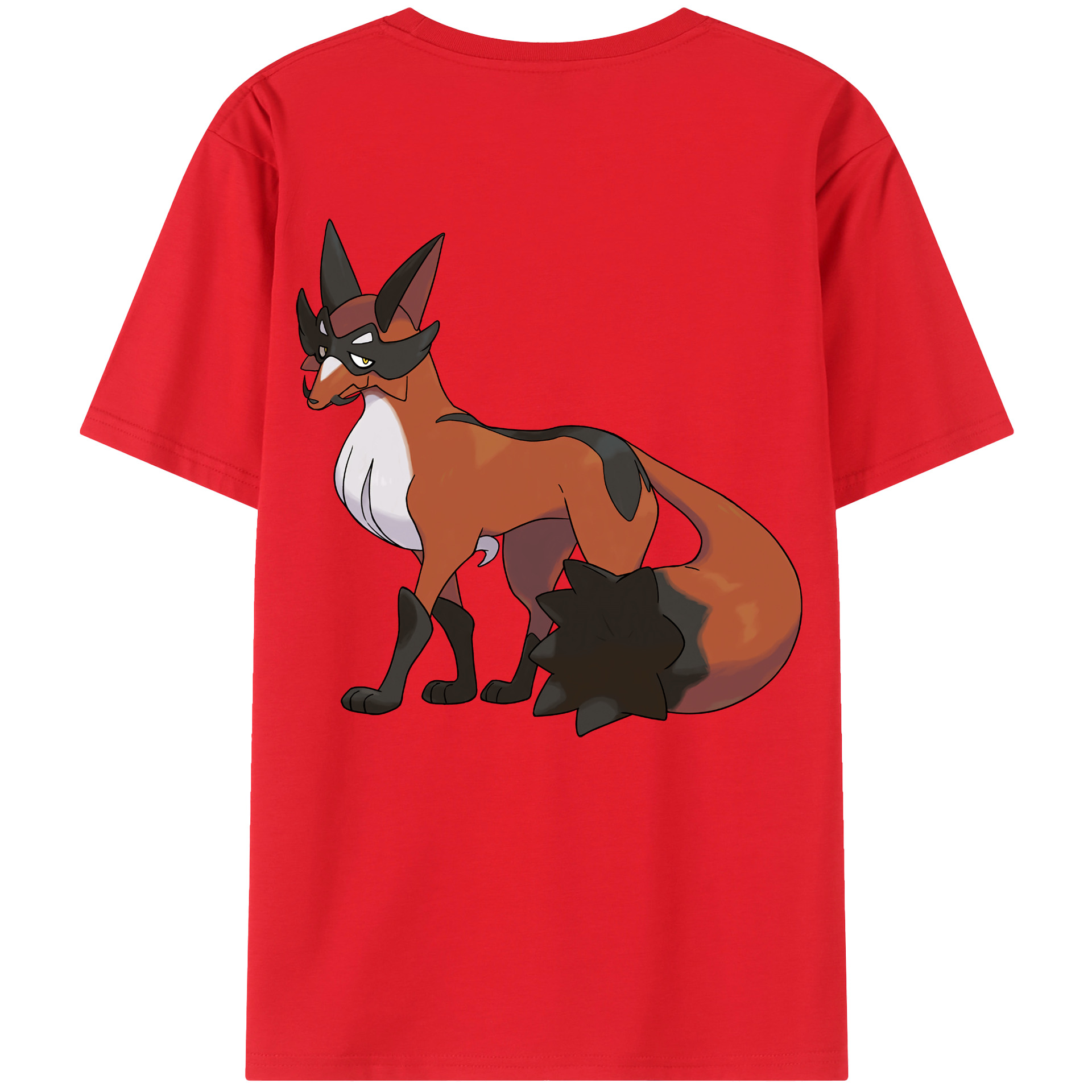 （画像用） ポケットモンスター Pokémon 綿100％ メンズ半袖Tシャツ（バックプリント） 通気性