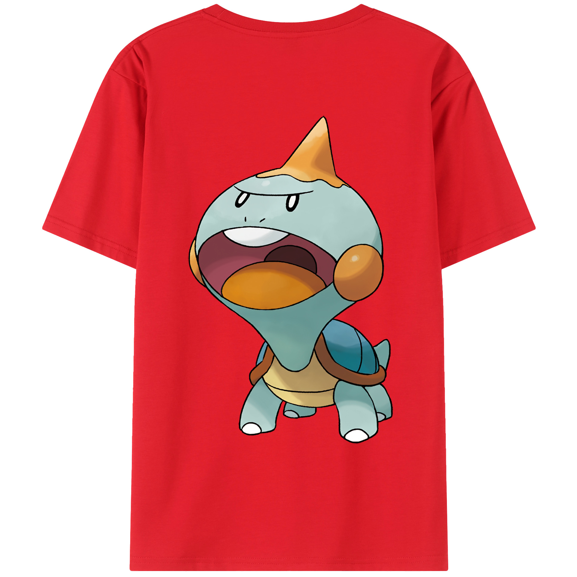 （画像用） ポケットモンスター Pokémon 綿100％ メンズ半袖Tシャツ（バックプリント） 通気性