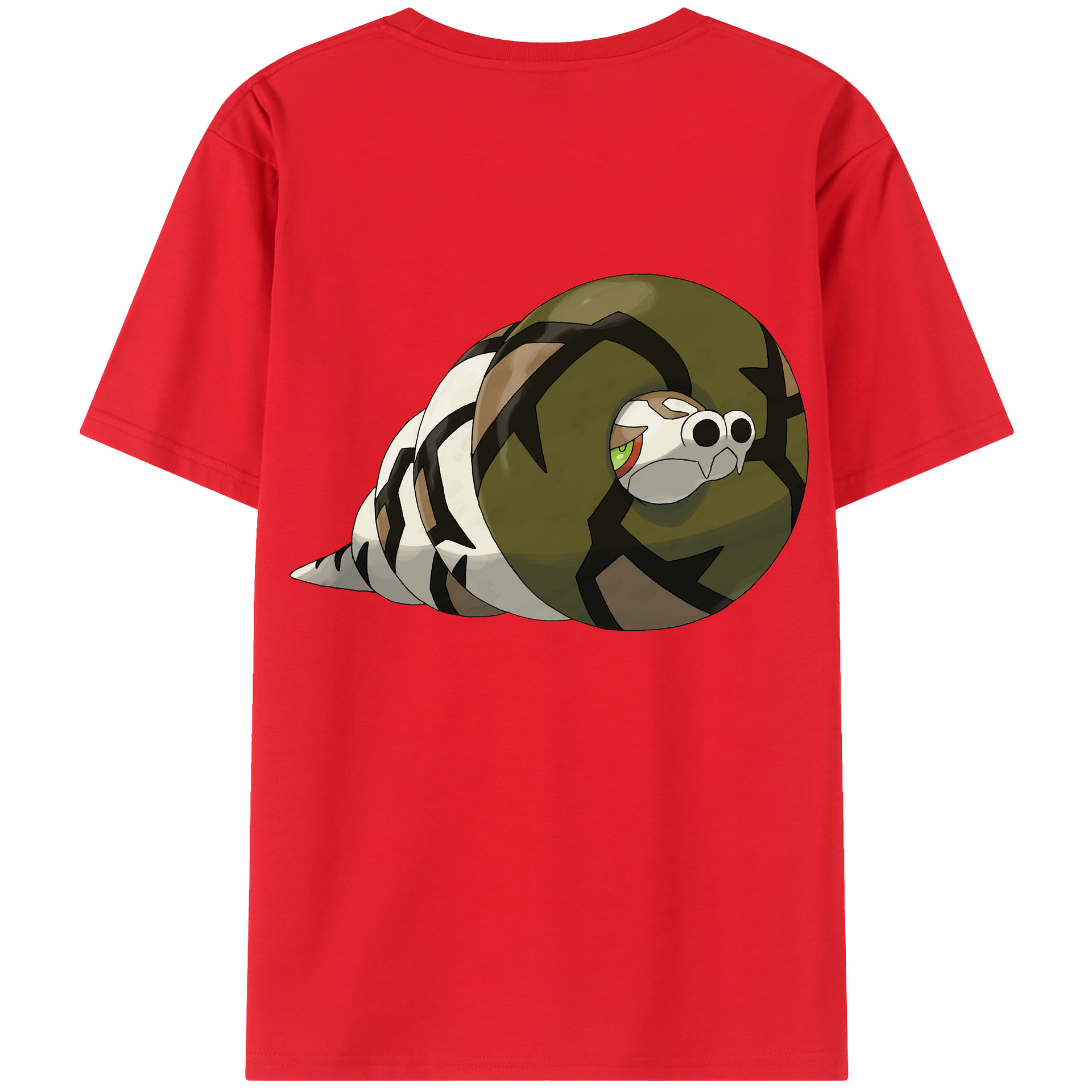 （画像用） ポケットモンスター Pokémon 綿100％ メンズ半袖Tシャツ（バックプリント） 通気性