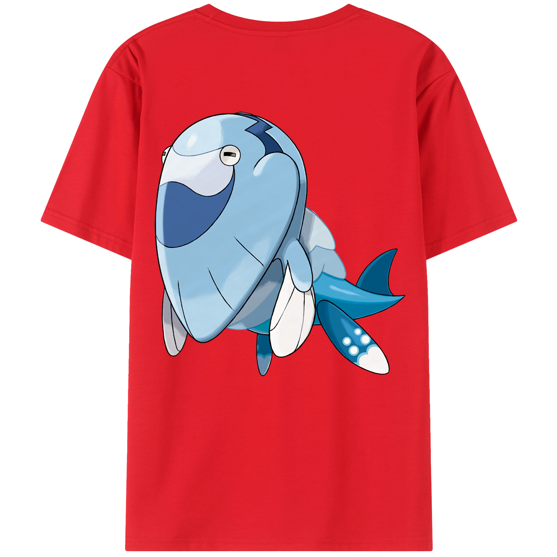 （画像用） ポケットモンスター Pokémon 綿100％ メンズ半袖Tシャツ（バックプリント） 通気性