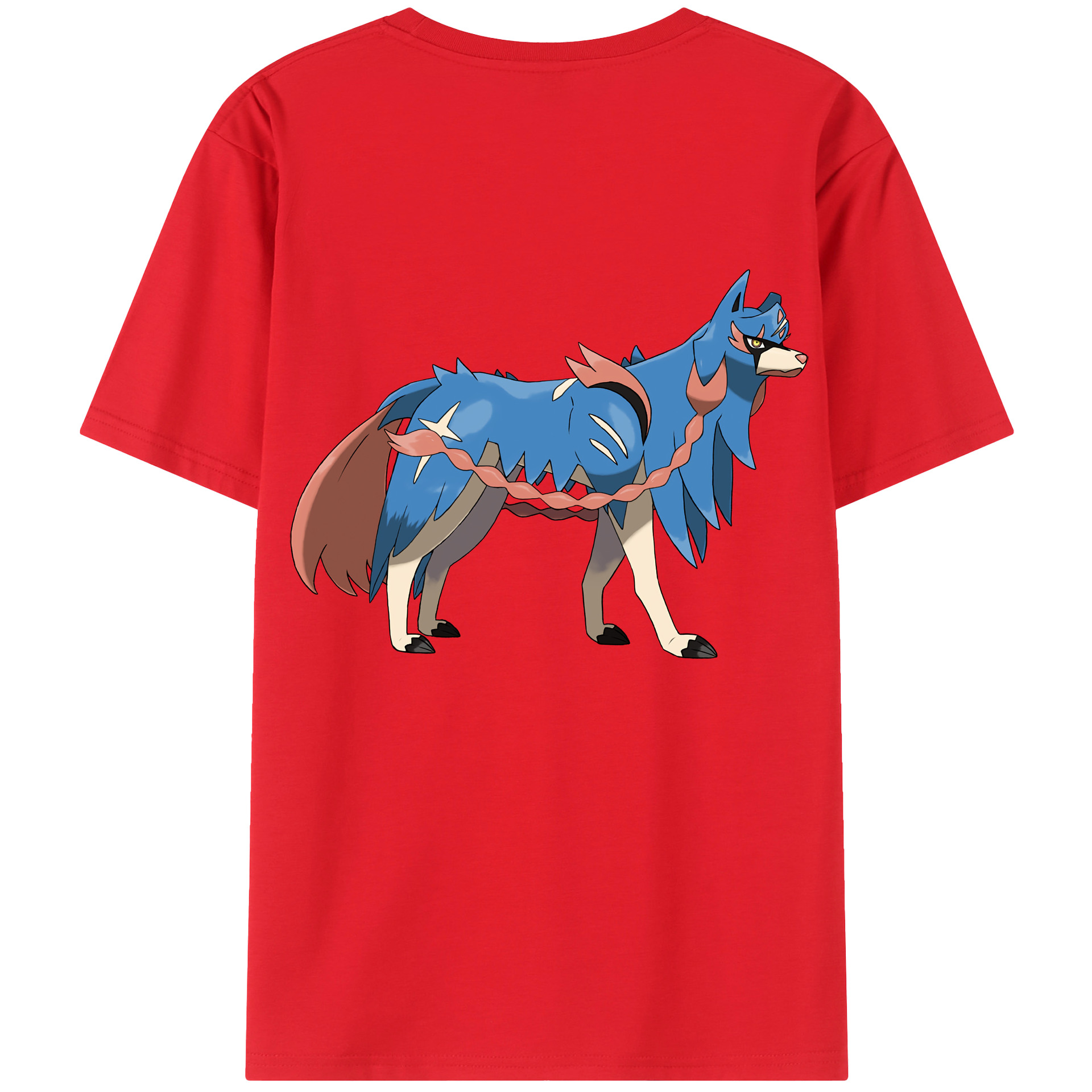 （画像用） ポケットモンスター Pokémon 綿100％ メンズ半袖Tシャツ（バックプリント） 通気性