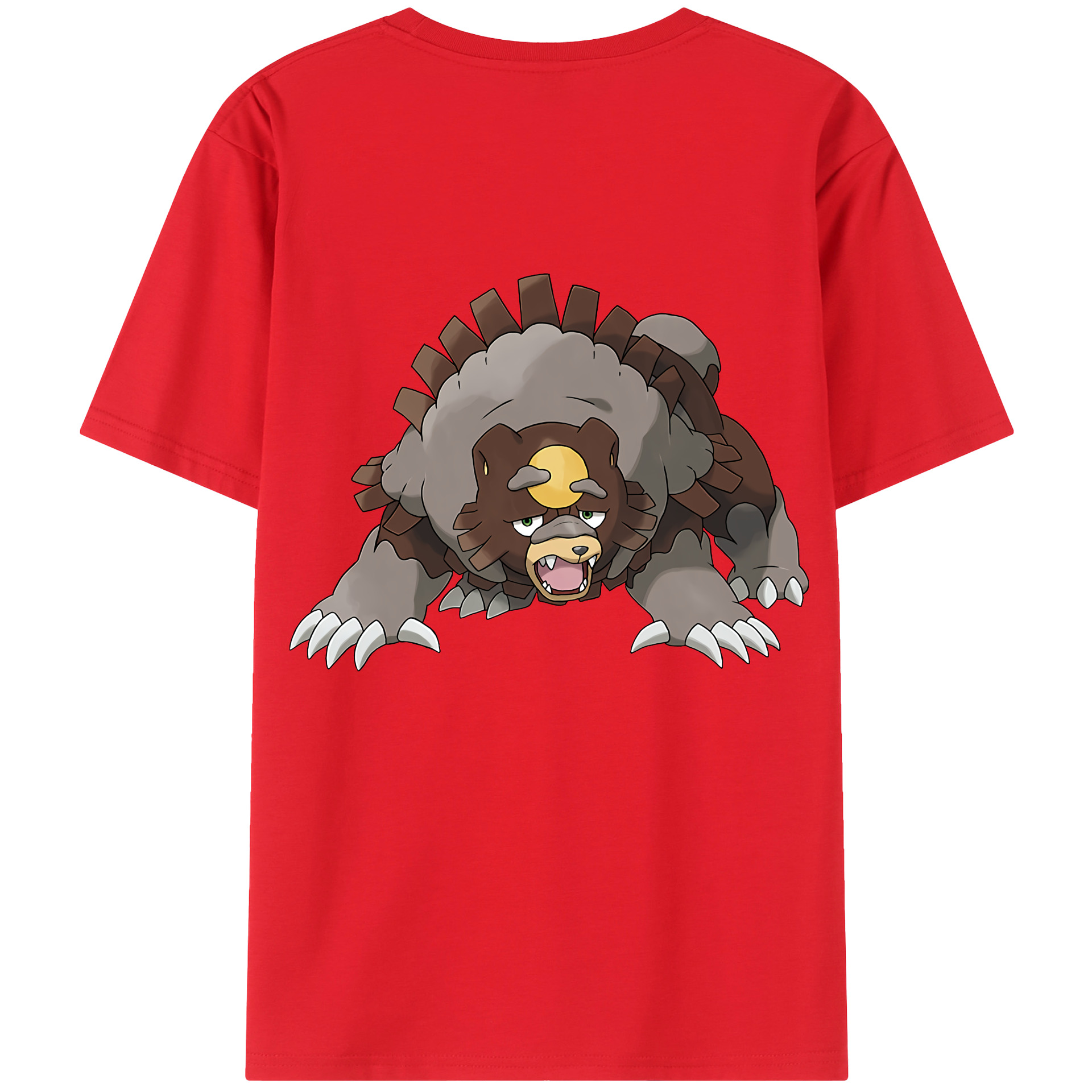 （画像用） ポケットモンスター Pokémon 綿100％ メンズ半袖Tシャツ（バックプリント） 通気性