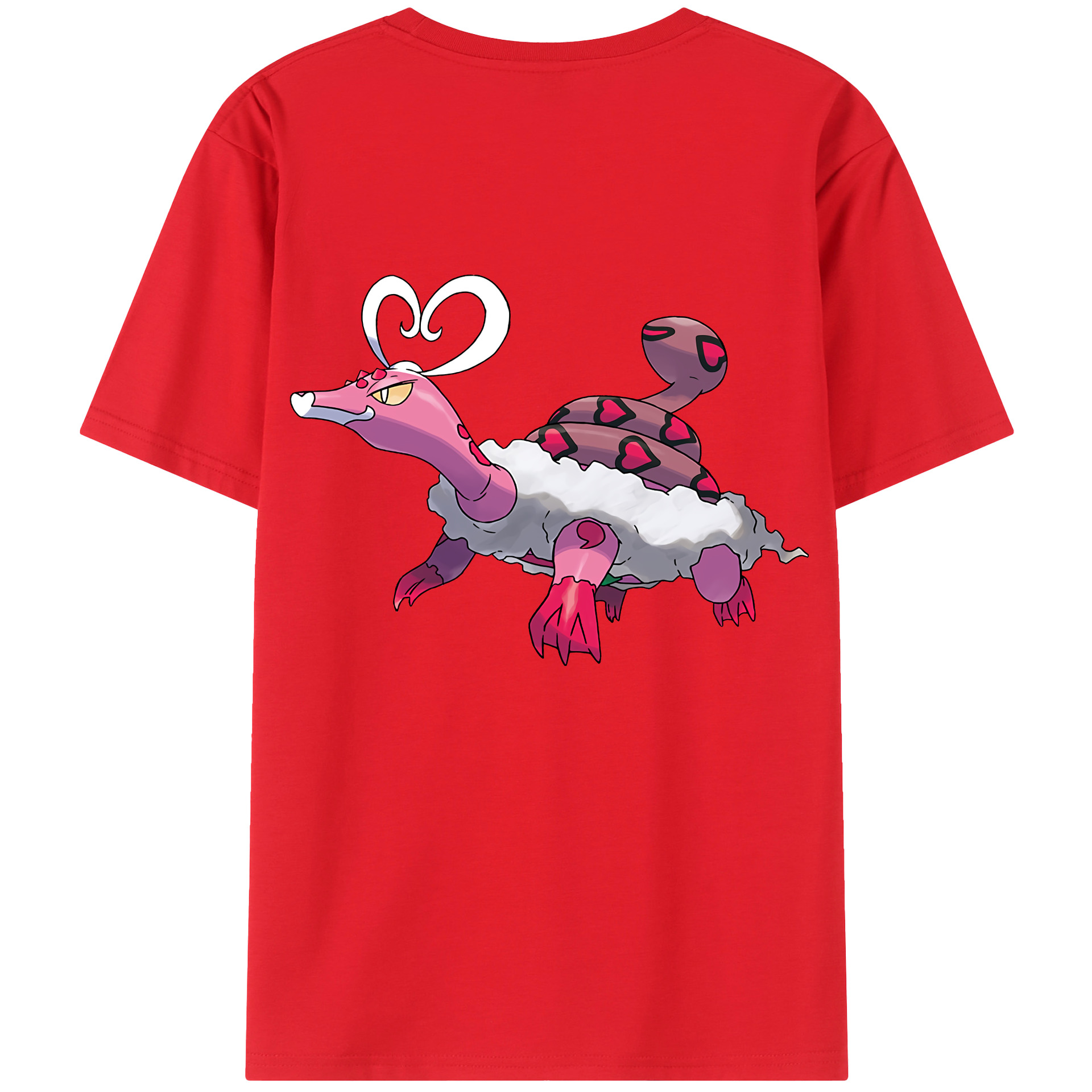 （画像用） ポケットモンスター Pokémon 綿100％ メンズ半袖Tシャツ（バックプリント） 通気性
