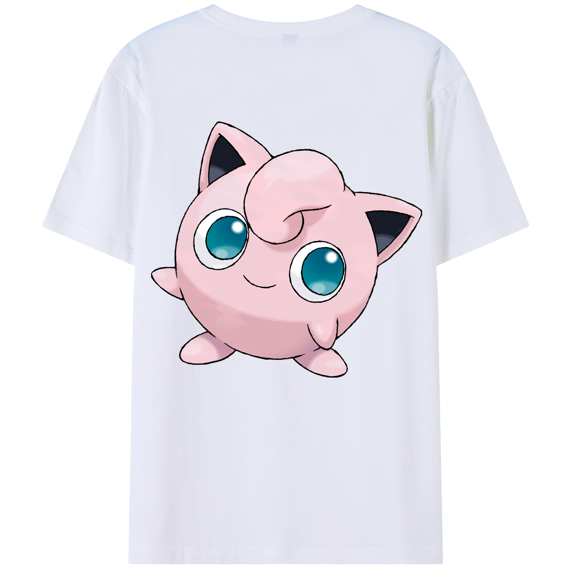 （画像用） ポケットモンスター Pokémon 綿100％ メンズ半袖Tシャツ（バックプリント） 通気性