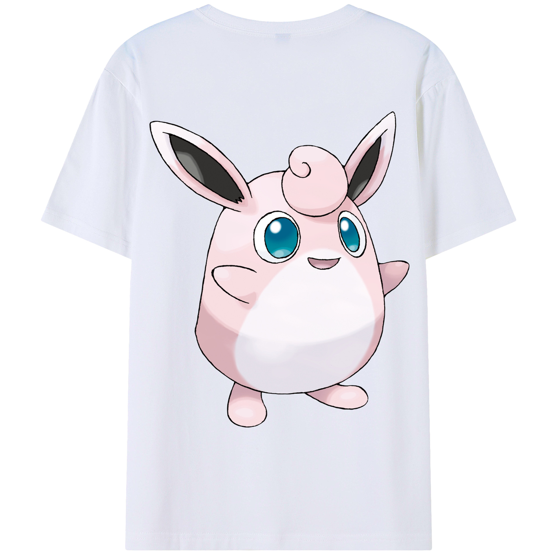 （画像用） ポケットモンスター Pokémon 綿100％ メンズ半袖Tシャツ（バックプリント） 通気性