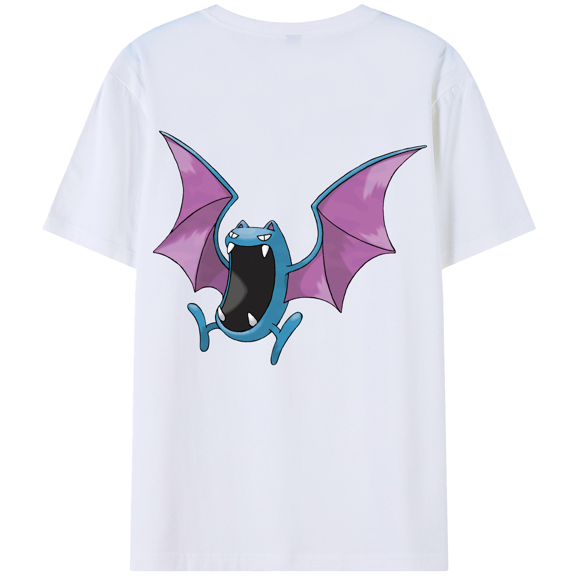 （画像用） ポケットモンスター Pokémon 綿100％ メンズ半袖Tシャツ（バックプリント） 通気性