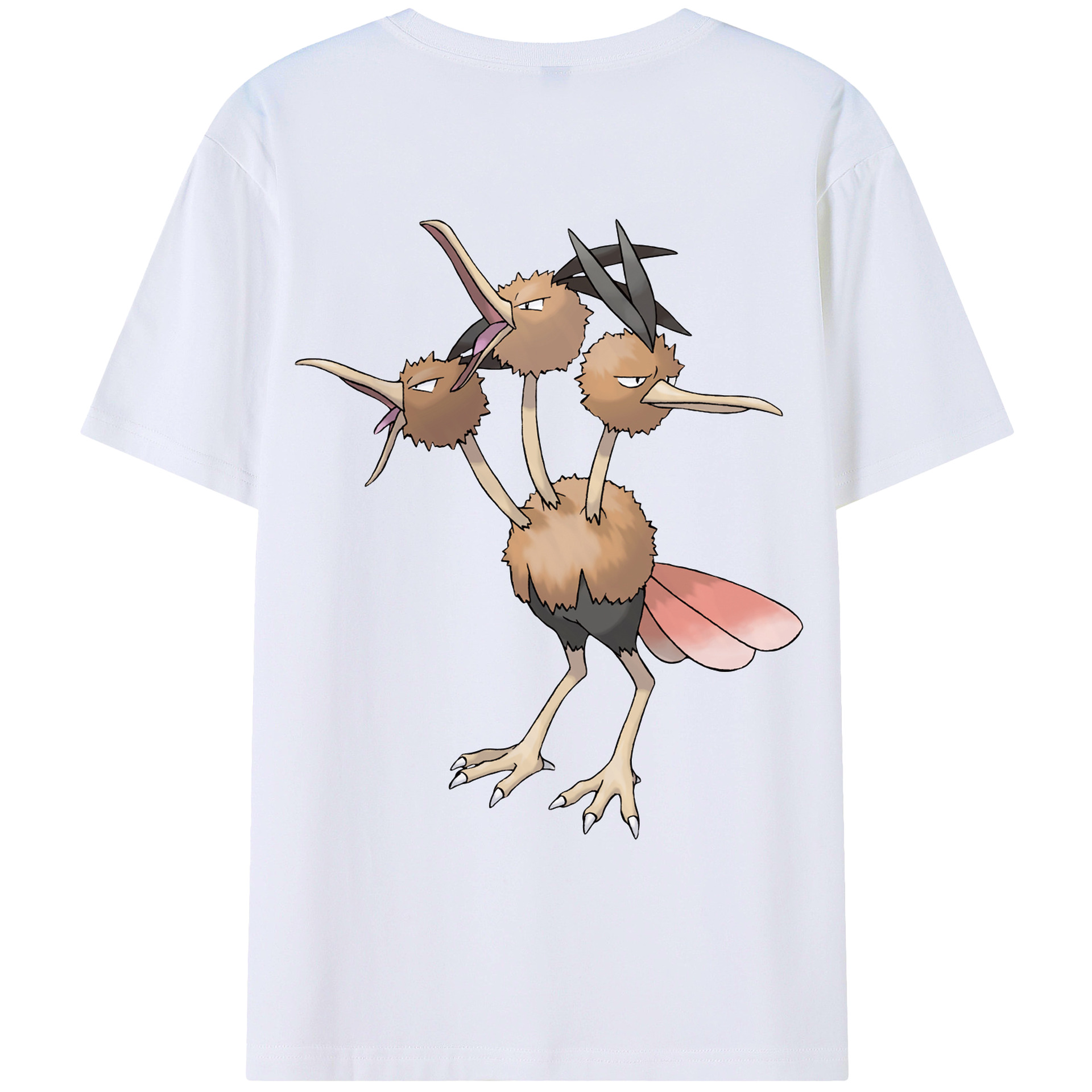 （画像用） ポケットモンスター Pokémon 綿100％ メンズ半袖Tシャツ（バックプリント） 通気性
