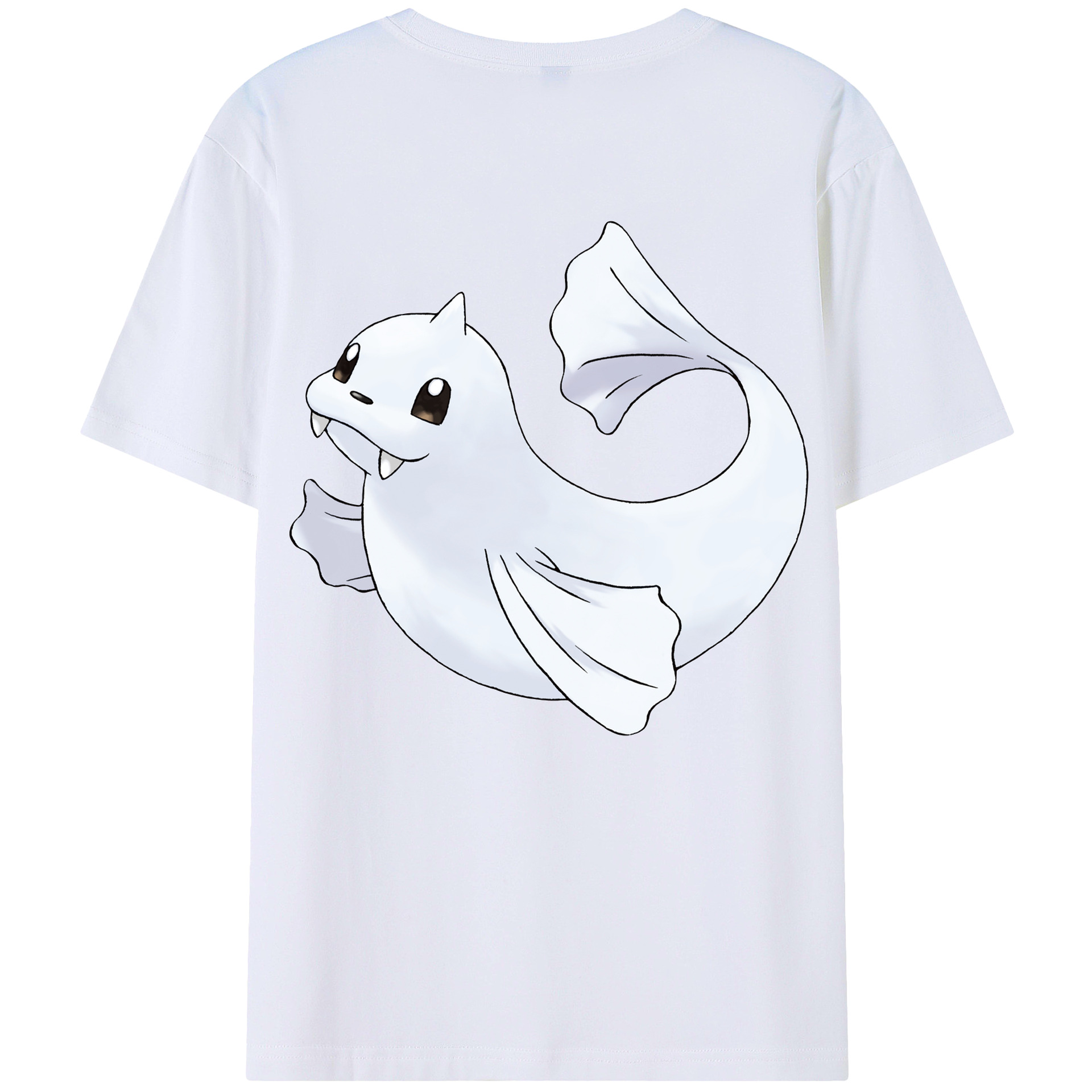 （画像用） ポケットモンスター Pokémon 綿100％ メンズ半袖Tシャツ（バックプリント） 通気性