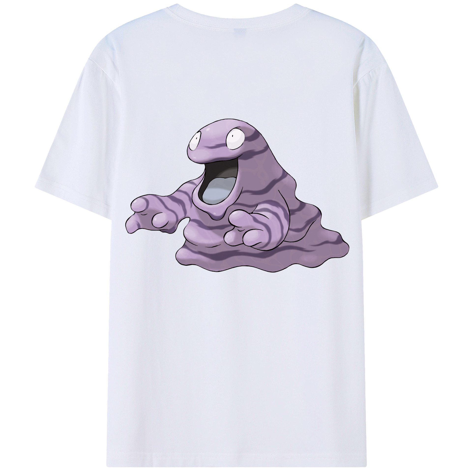 （画像用） ポケットモンスター Pokémon 綿100％ メンズ半袖Tシャツ（バックプリント） 通気性