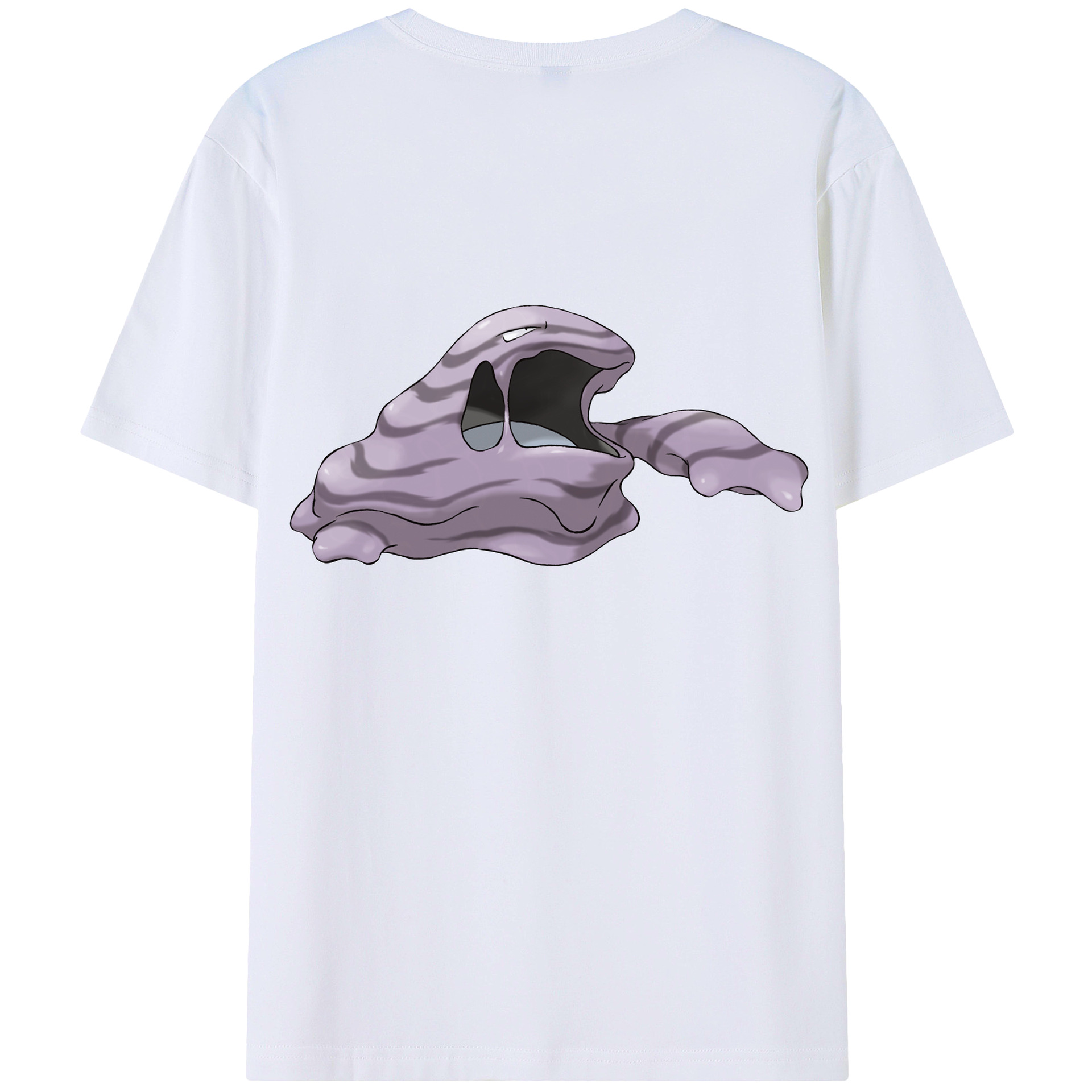 （画像用） ポケットモンスター Pokémon 綿100％ メンズ半袖Tシャツ（バックプリント） 通気性