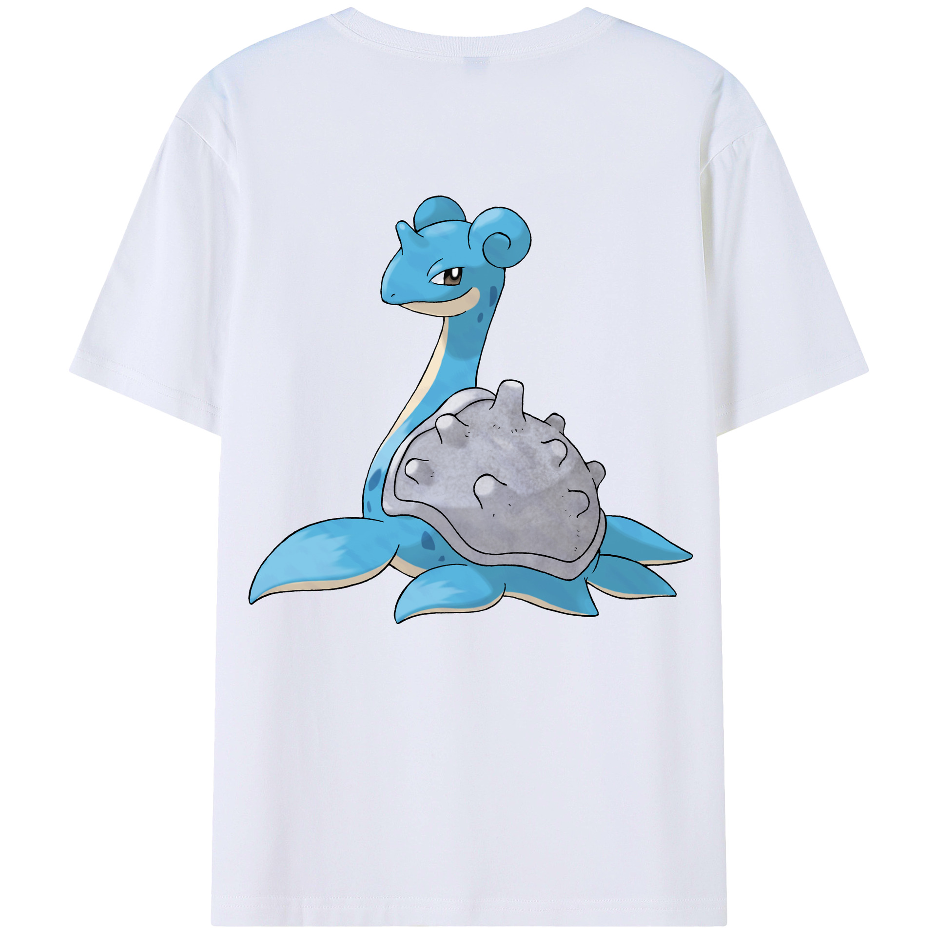 （画像用） ポケットモンスター Pokémon 綿100％ メンズ半袖Tシャツ（バックプリント） 通気性