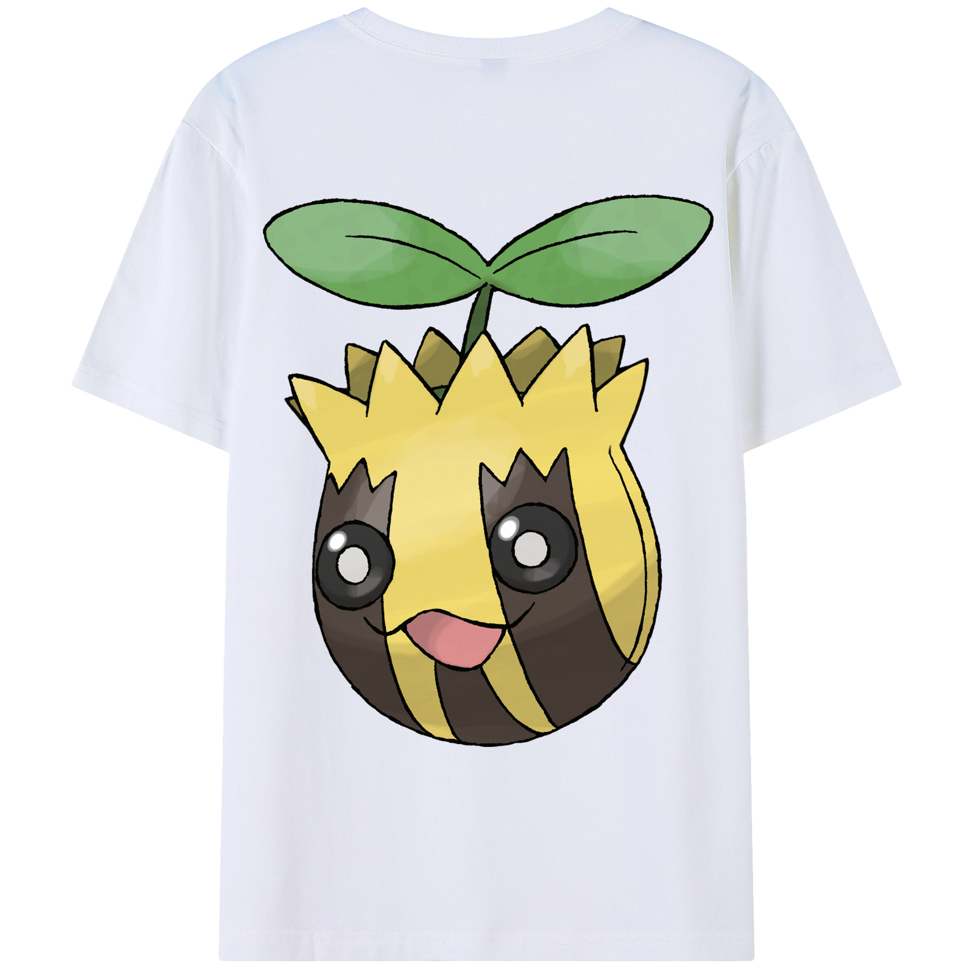 （画像用） ポケットモンスター Pokémon 綿100％ メンズ半袖Tシャツ（バックプリント） 通気性
