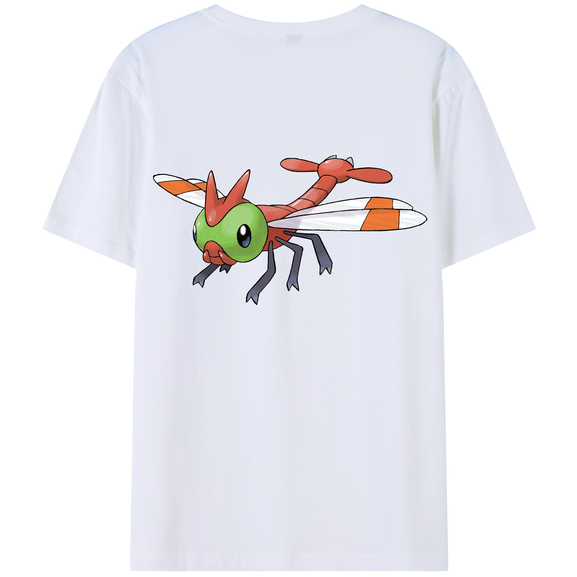 （画像用） ポケットモンスター Pokémon 綿100％ メンズ半袖Tシャツ（バックプリント） 通気性