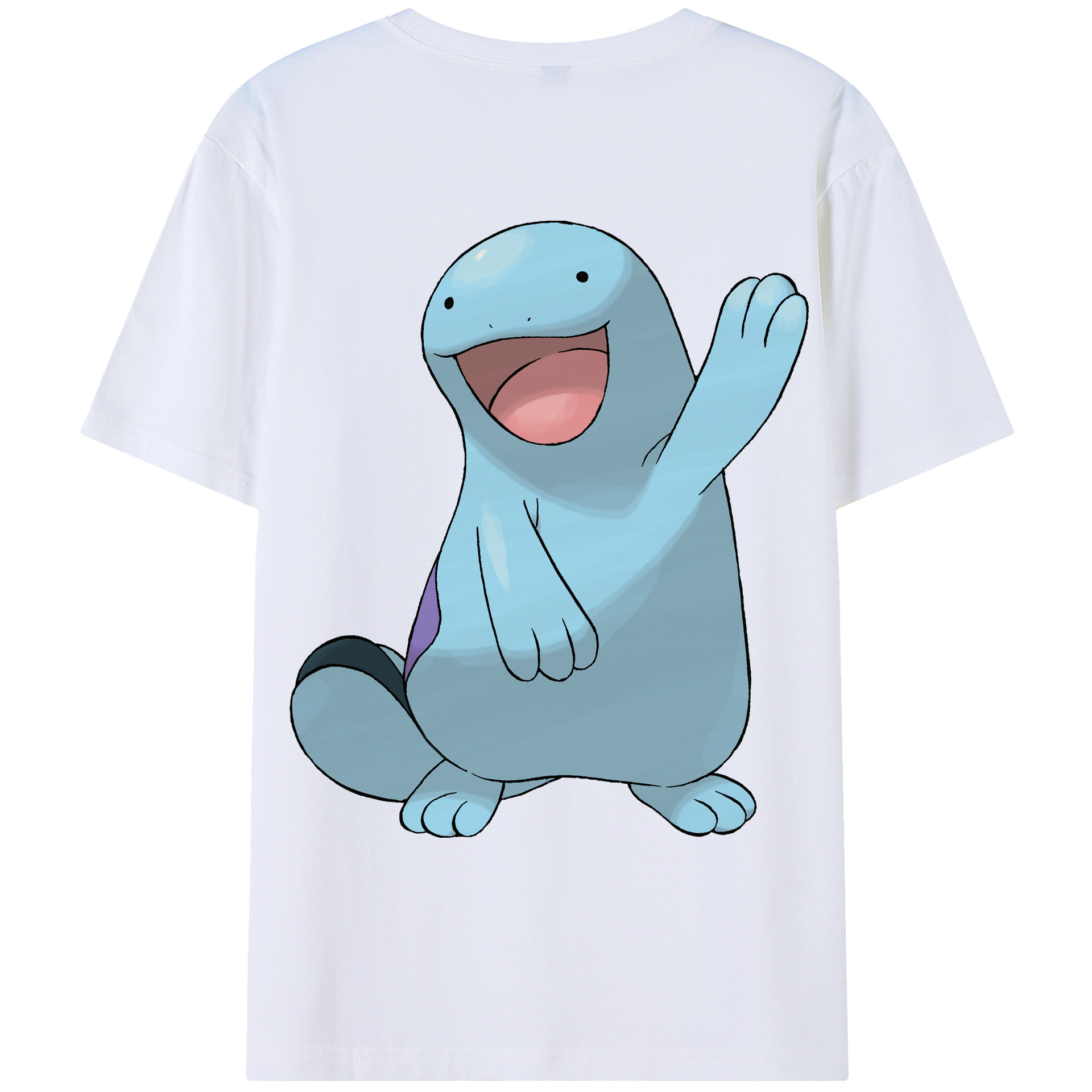 （画像用） ポケットモンスター Pokémon 綿100％ メンズ半袖Tシャツ（バックプリント） 通気性
