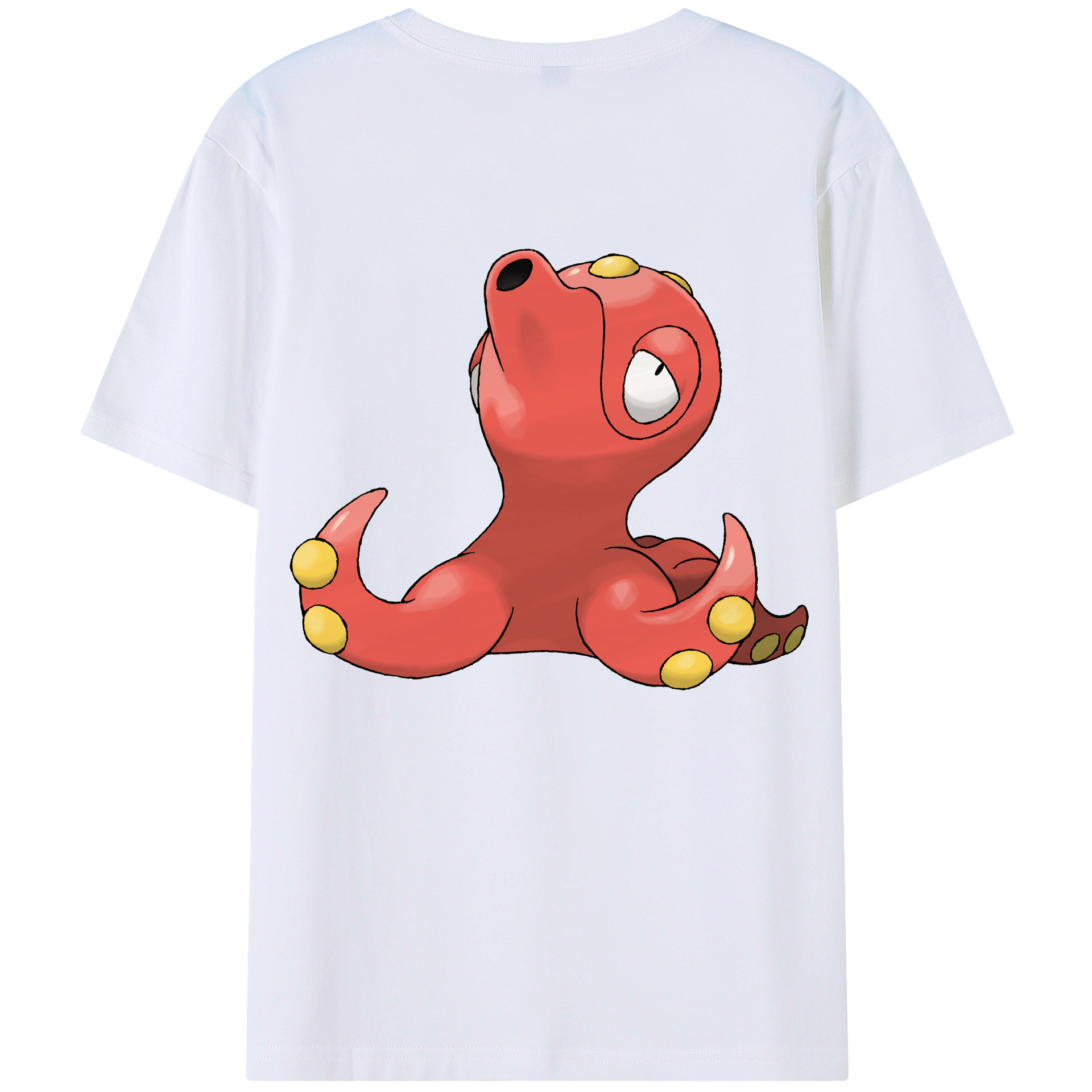 （画像用） ポケットモンスター Pokémon 綿100％ メンズ半袖Tシャツ（バックプリント） 通気性