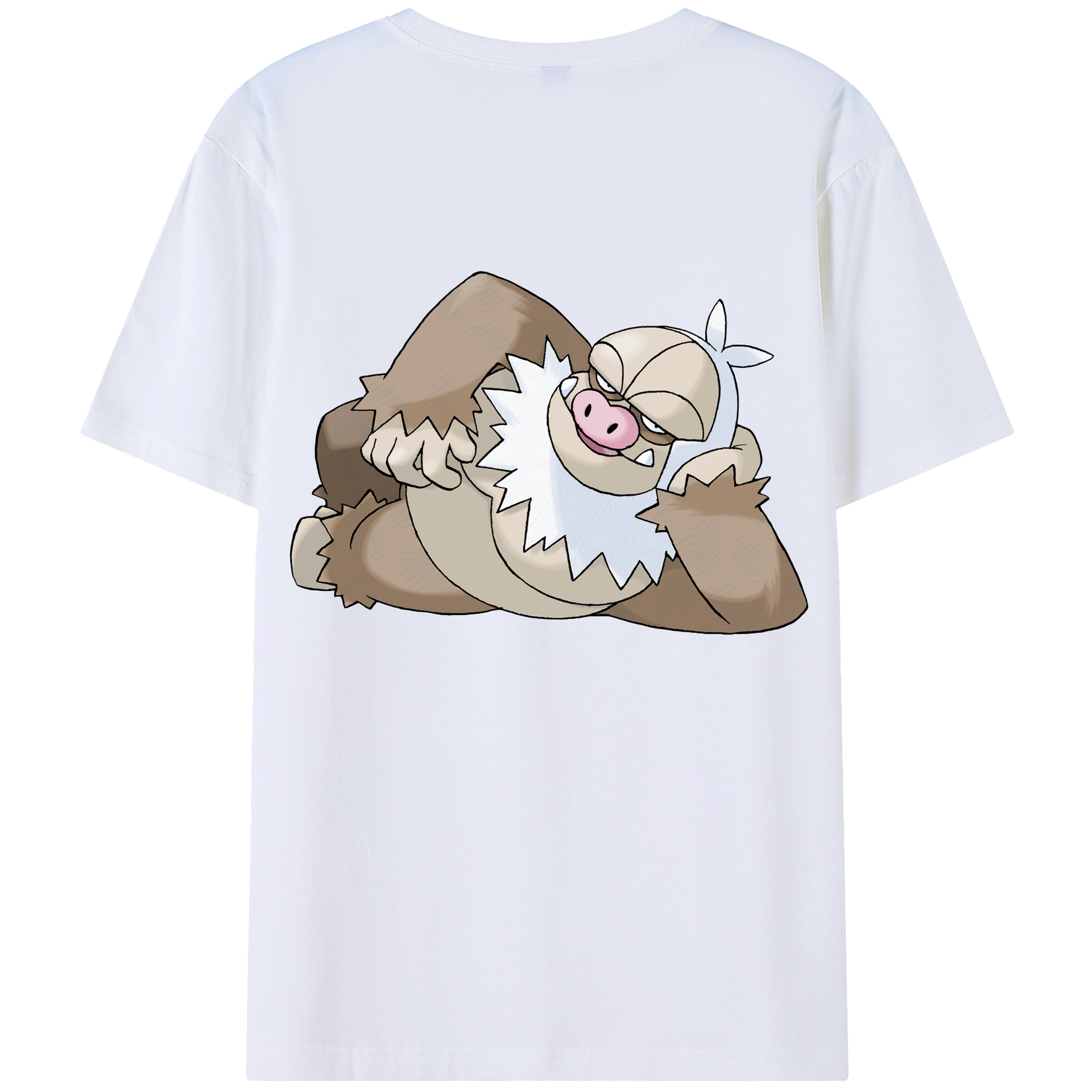 （画像用） ポケットモンスター Pokémon 綿100％ メンズ半袖Tシャツ（バックプリント） 通気性