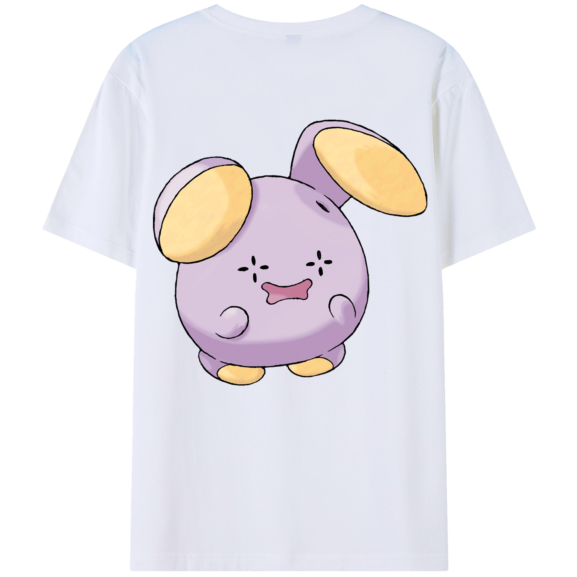 （画像用） ポケットモンスター Pokémon 綿100％ メンズ半袖Tシャツ（バックプリント） 通気性