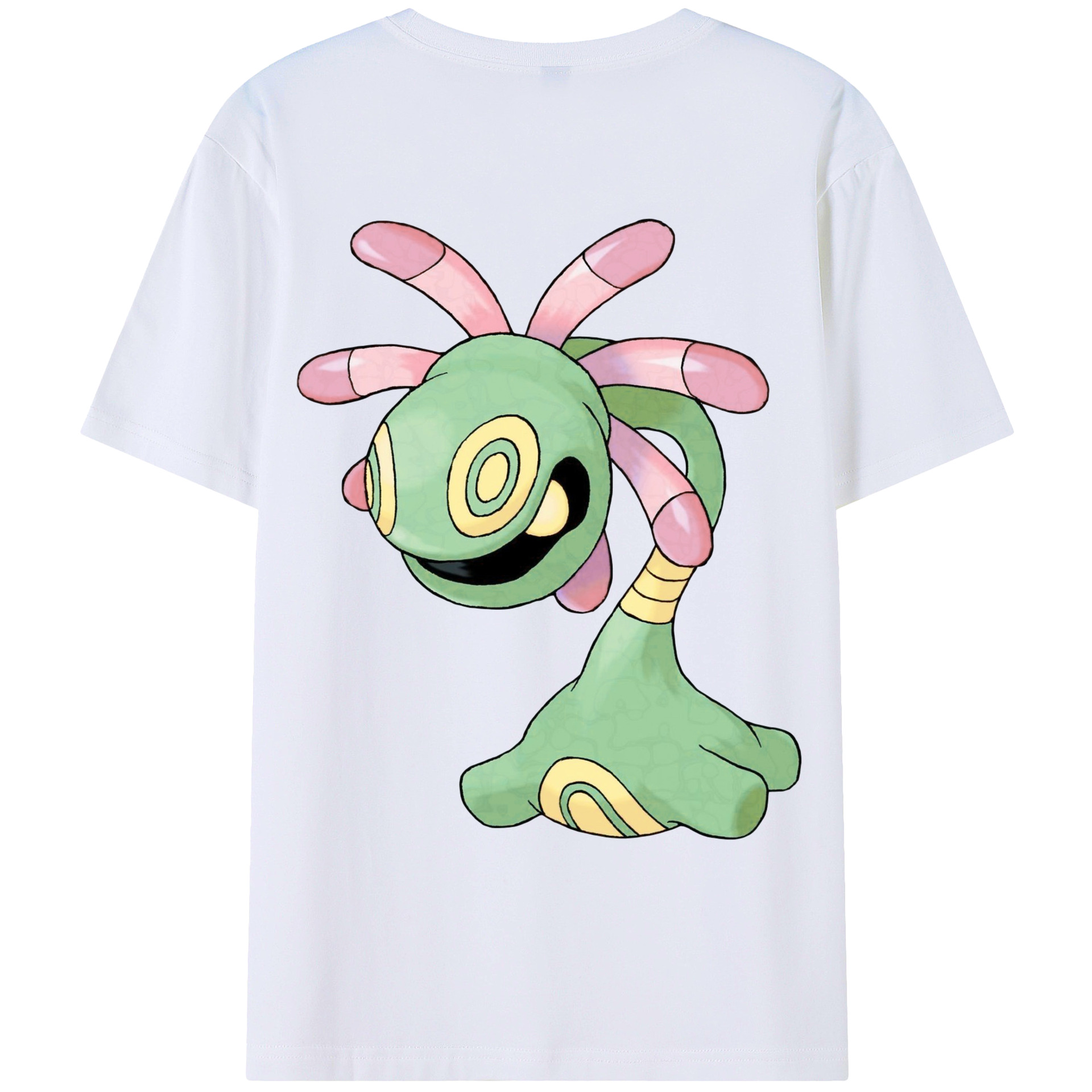 （画像用） ポケットモンスター Pokémon 綿100％ メンズ半袖Tシャツ（バックプリント） 通気性