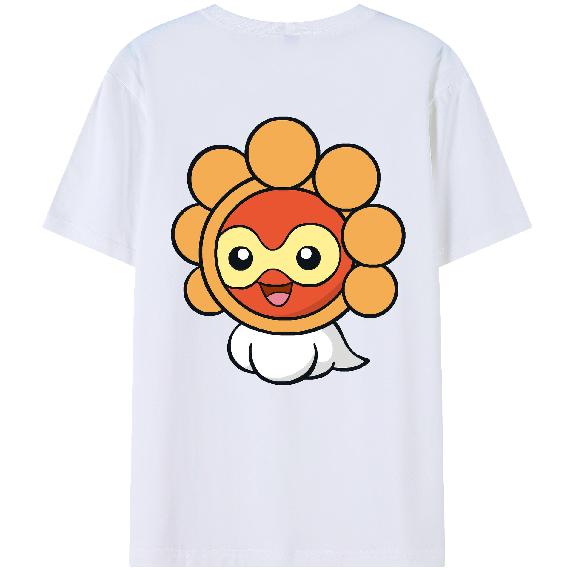 （画像用） ポケットモンスター Pokémon 綿100％ メンズ半袖Tシャツ（バックプリント） 通気性