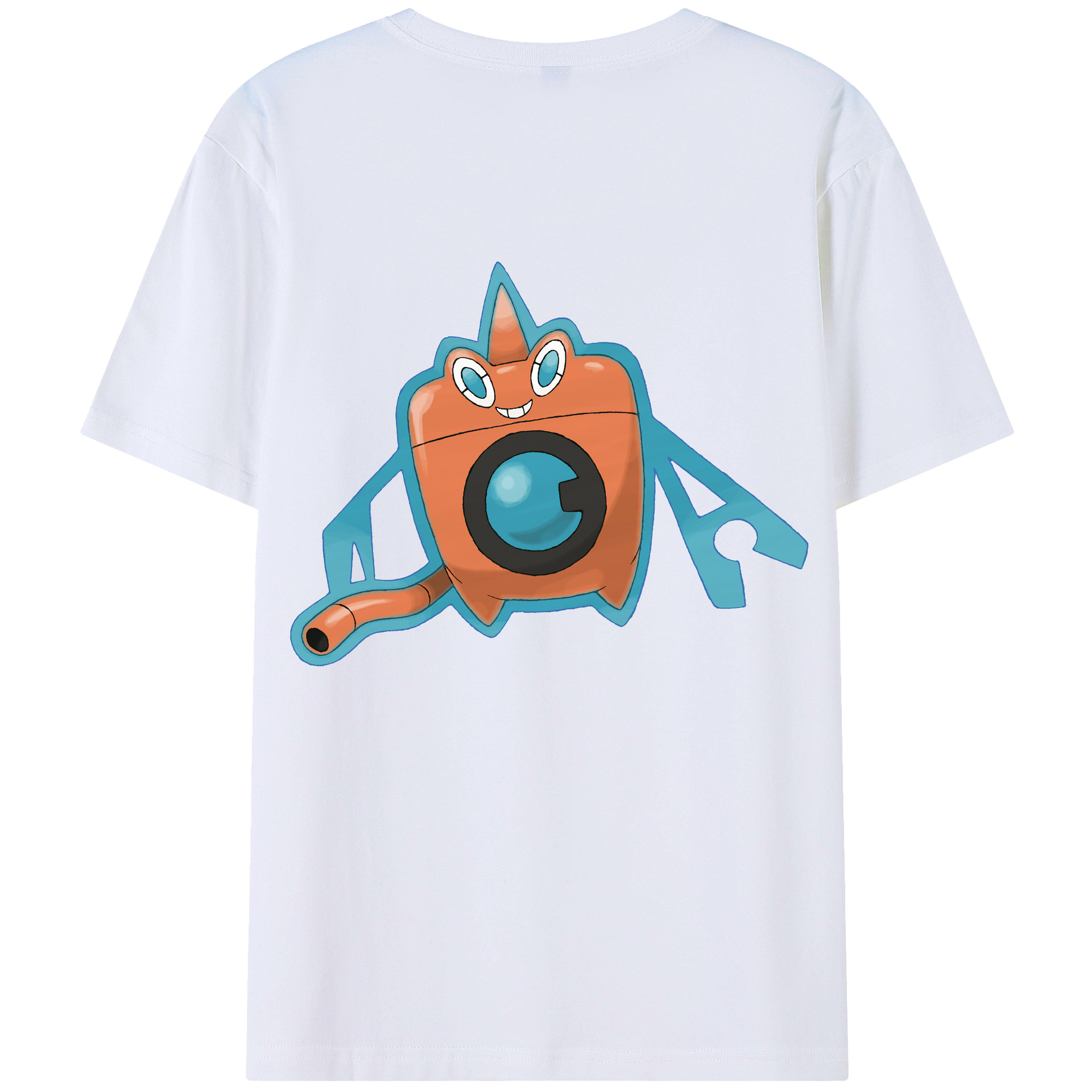 （画像用） ポケットモンスター Pokémon 綿100％ メンズ半袖Tシャツ（バックプリント） 通気性
