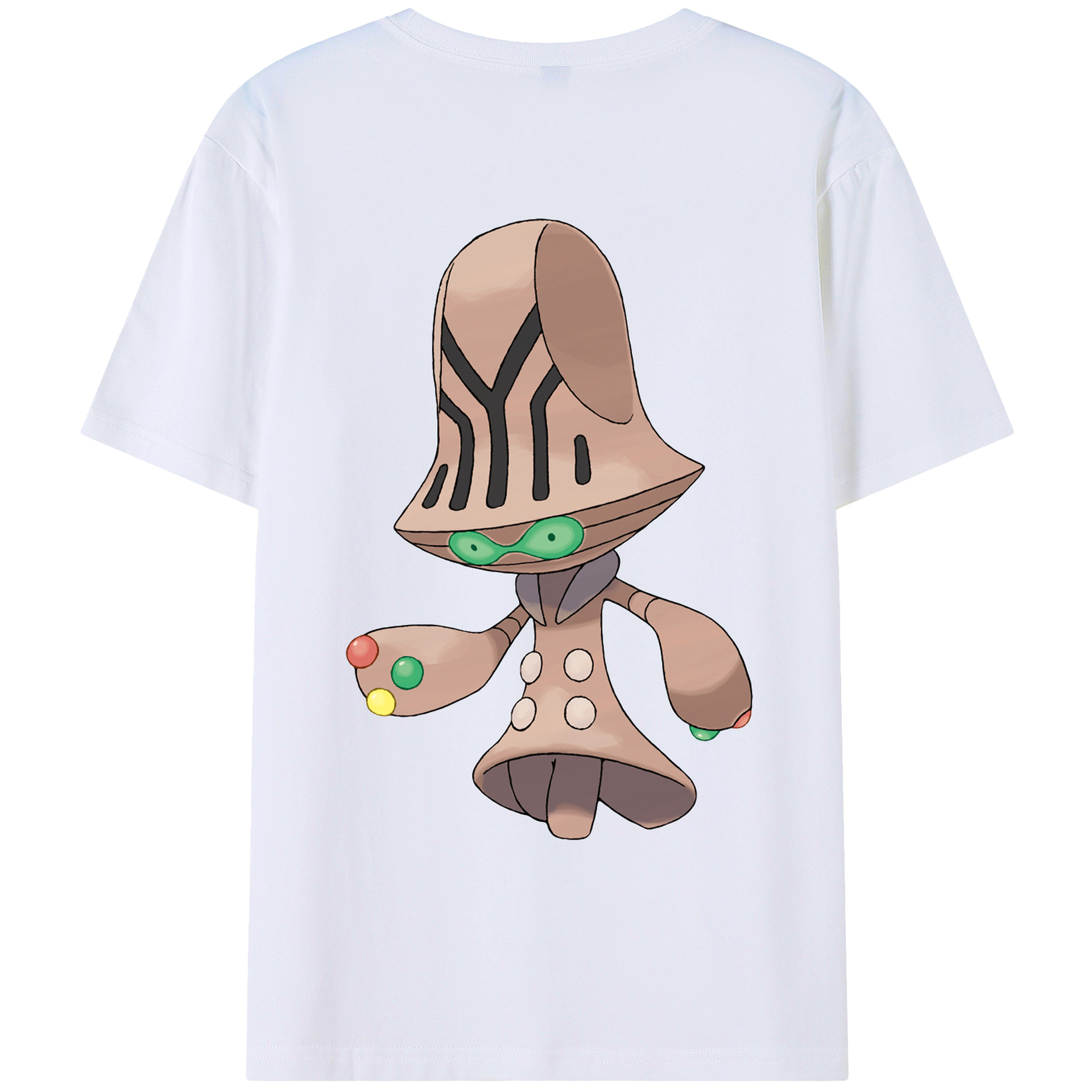 （画像用） ポケットモンスター Pokémon 綿100％ メンズ半袖Tシャツ（バックプリント） 通気性