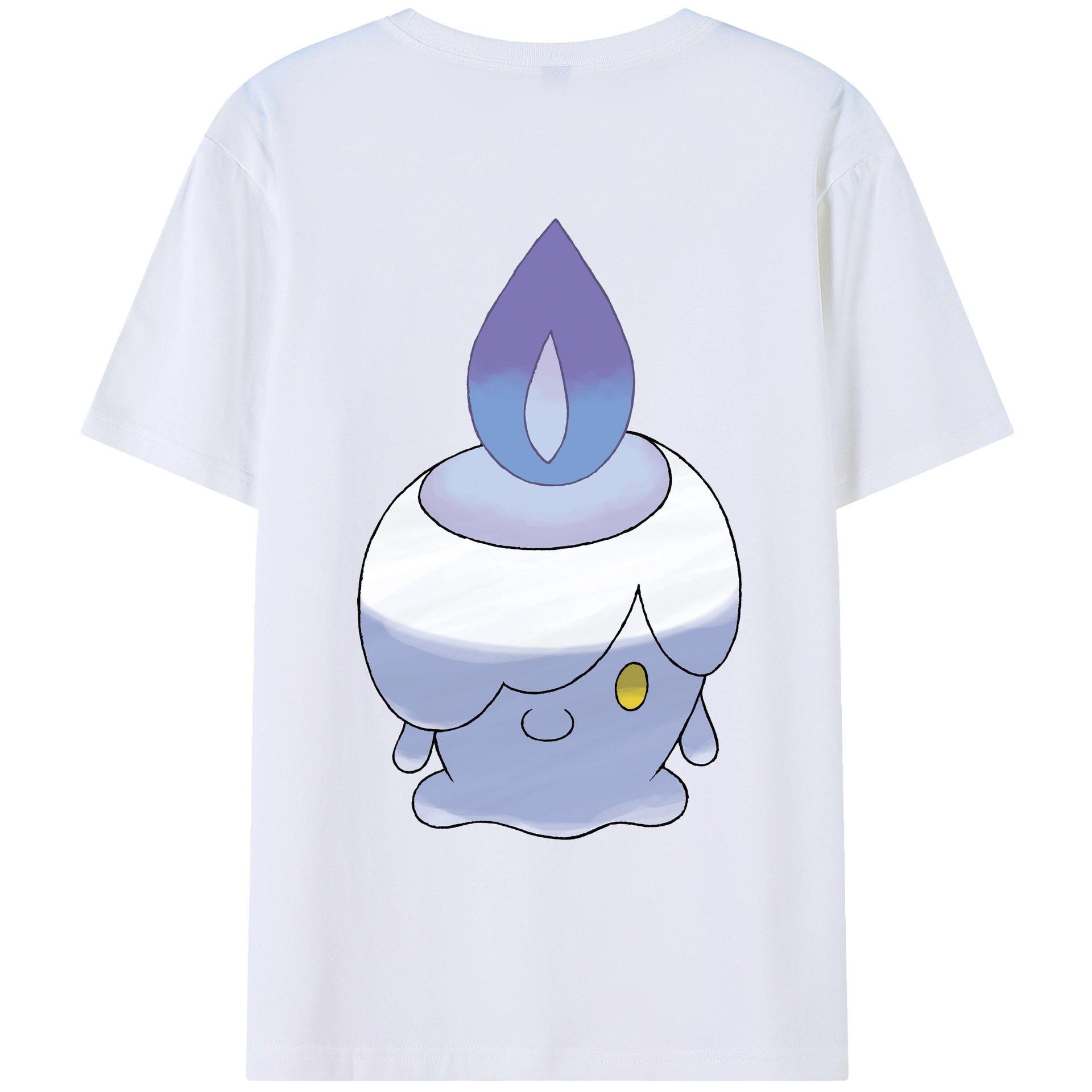 （画像用） ポケットモンスター Pokémon 綿100％ メンズ半袖Tシャツ（バックプリント） 通気性