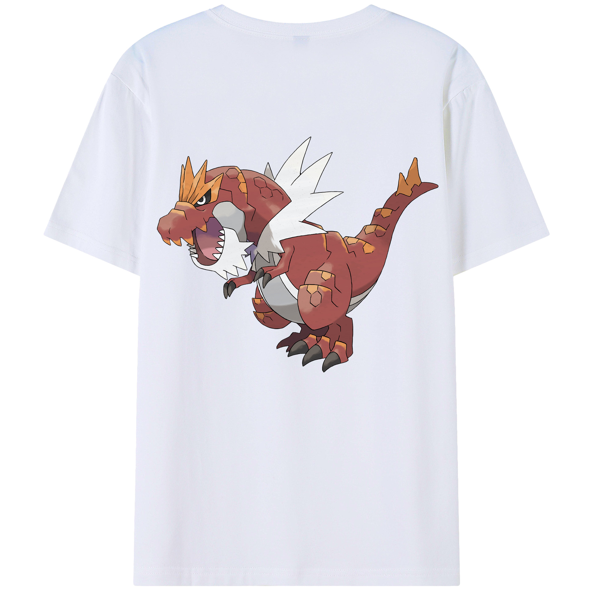 （画像用） ポケットモンスター Pokémon 綿100％ メンズ半袖Tシャツ（バックプリント） 通気性