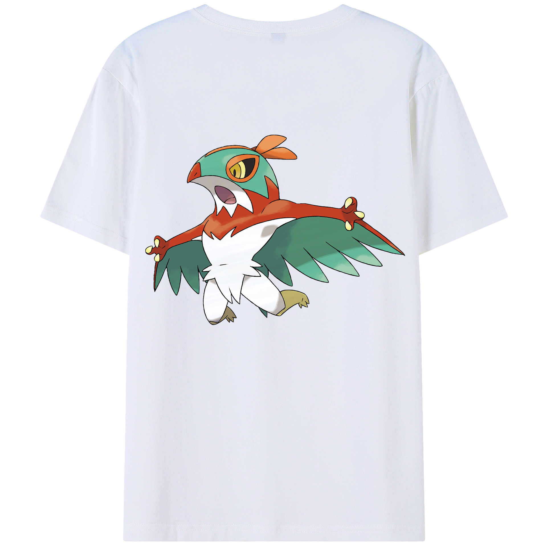 （画像用） ポケットモンスター Pokémon 綿100％ メンズ半袖Tシャツ（バックプリント） 通気性