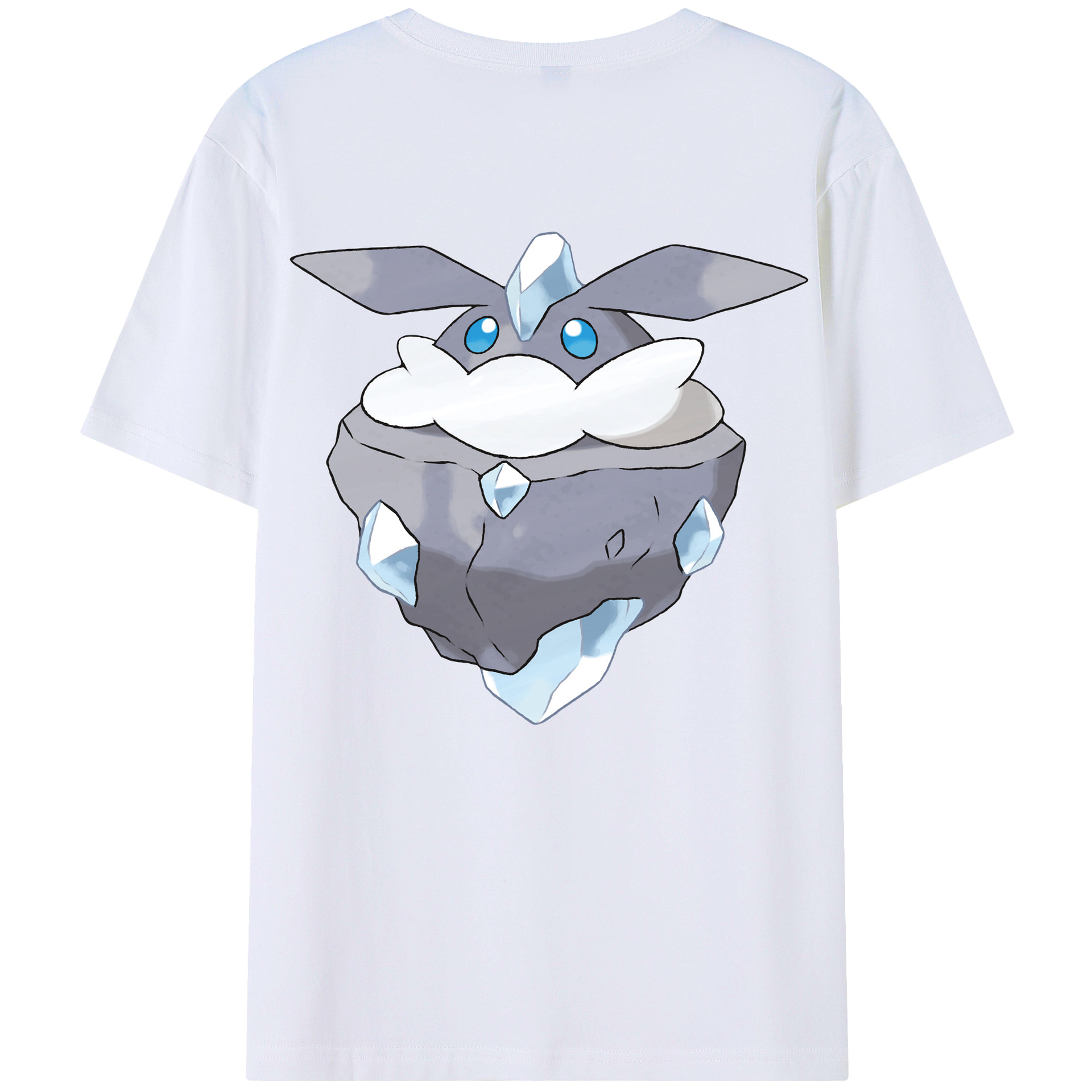 （画像用） ポケットモンスター Pokémon 綿100％ メンズ半袖Tシャツ（バックプリント） 通気性