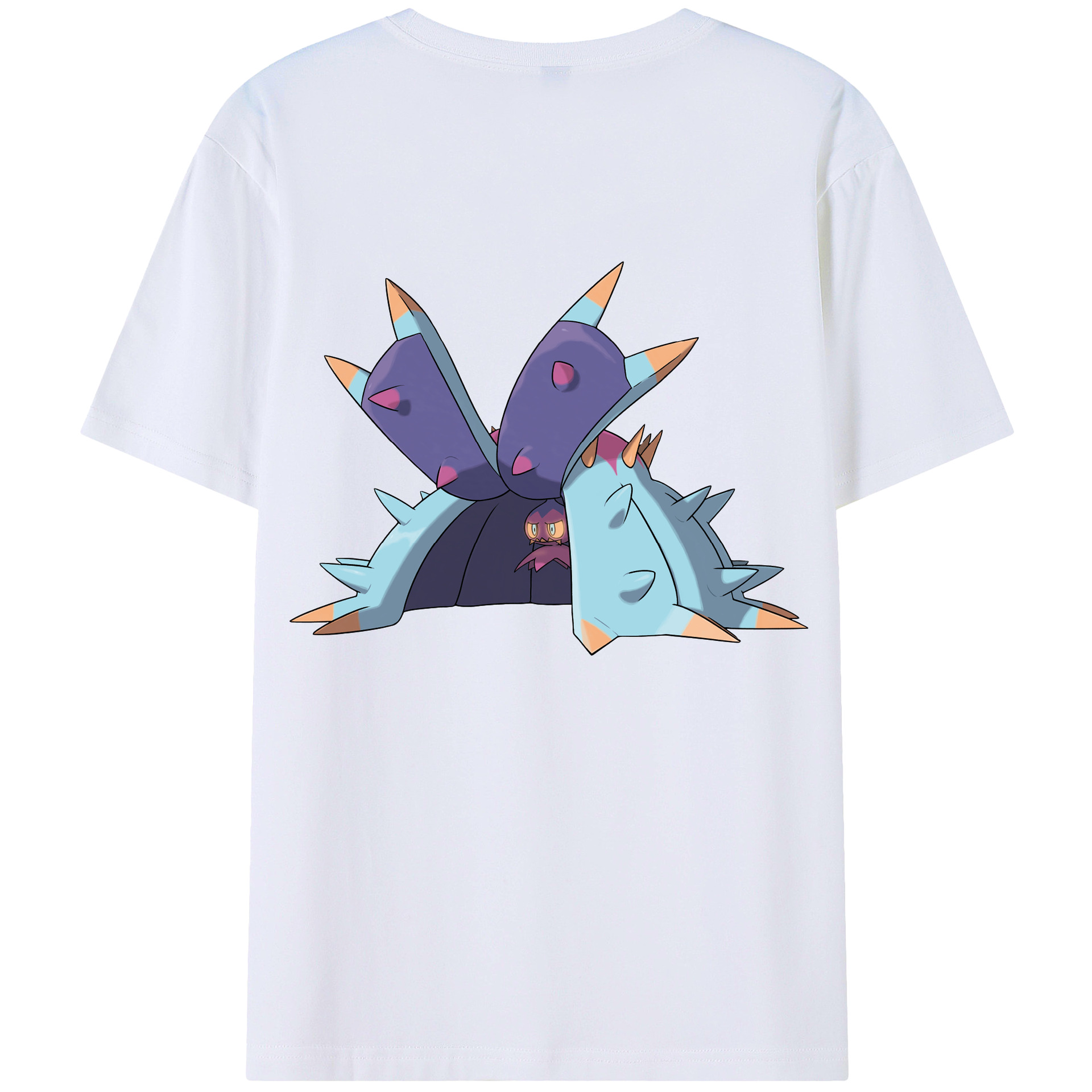 （画像用） ポケットモンスター Pokémon 綿100％ メンズ半袖Tシャツ（バックプリント） 通気性