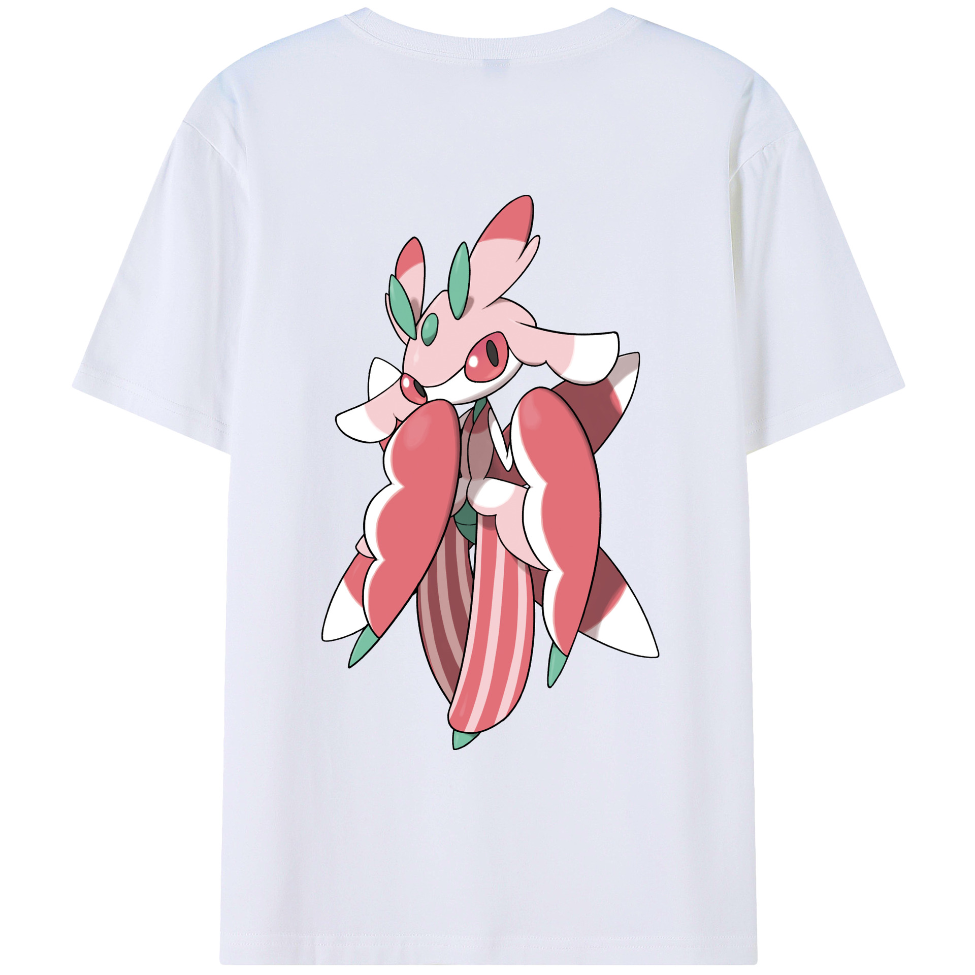 （画像用） ポケットモンスター Pokémon 綿100％ メンズ半袖Tシャツ（バックプリント） 通気性