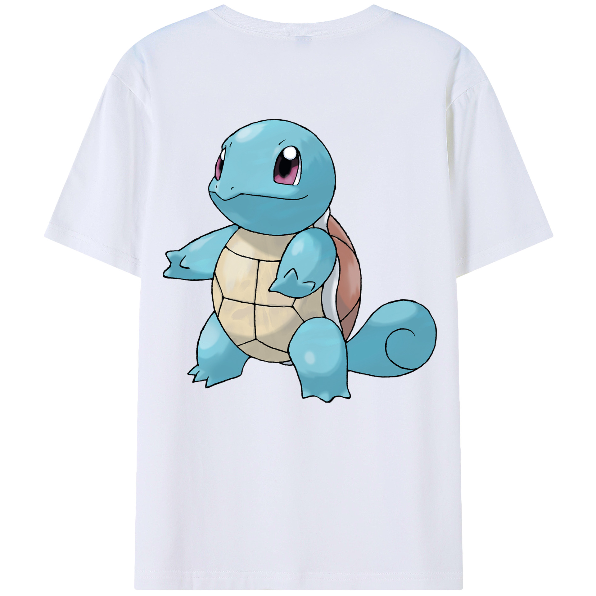 （画像用） ポケットモンスター Pokémon 綿100％ メンズ半袖Tシャツ（バックプリント） 通気性