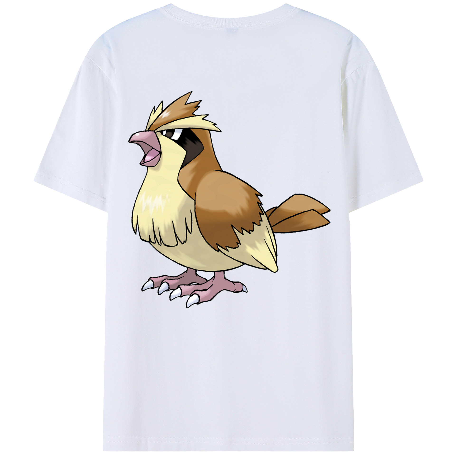 （画像用） ポケットモンスター Pokémon 綿100％ メンズ半袖Tシャツ（バックプリント） 通気性