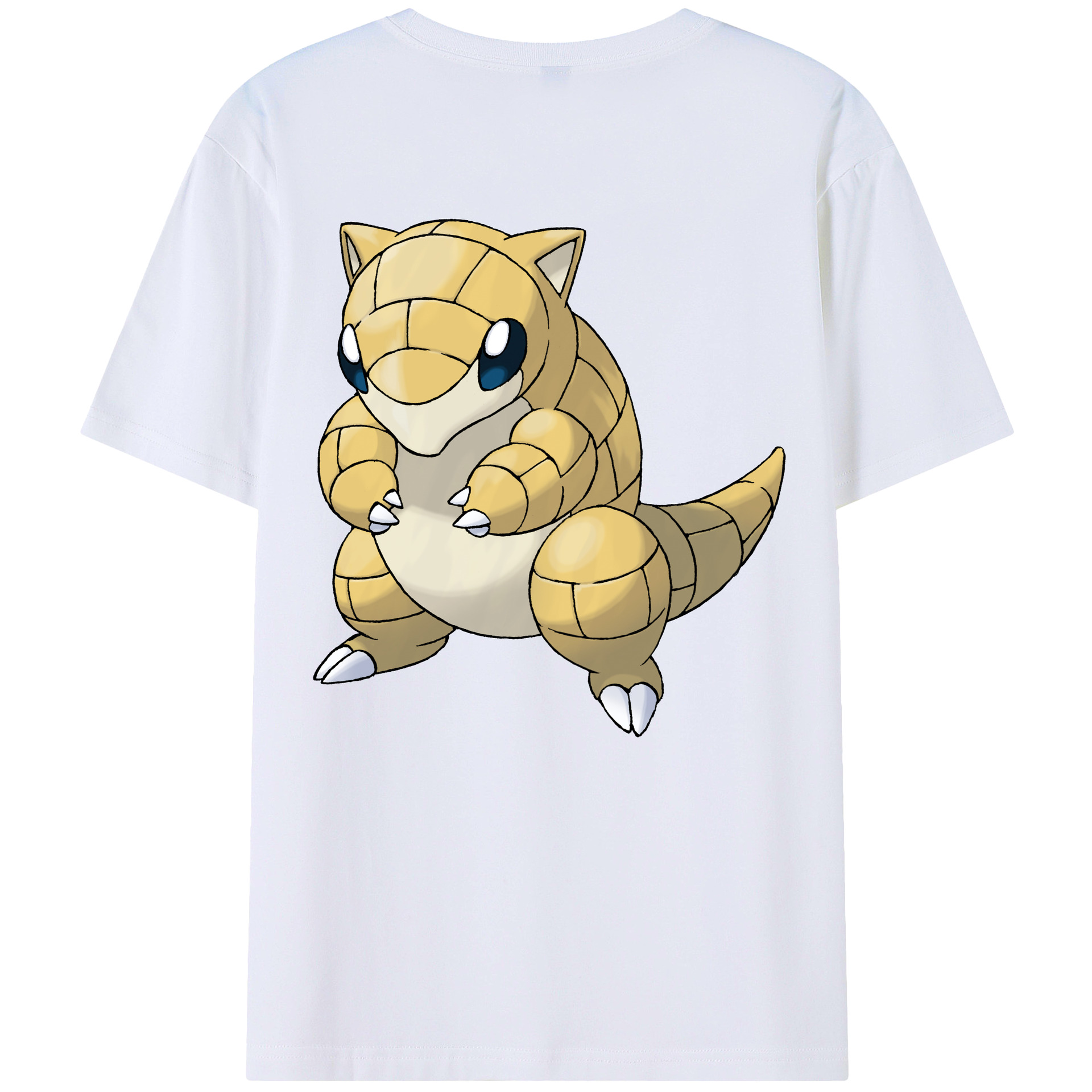 （画像用） ポケットモンスター Pokémon 綿100％ メンズ半袖Tシャツ（バックプリント） 通気性
