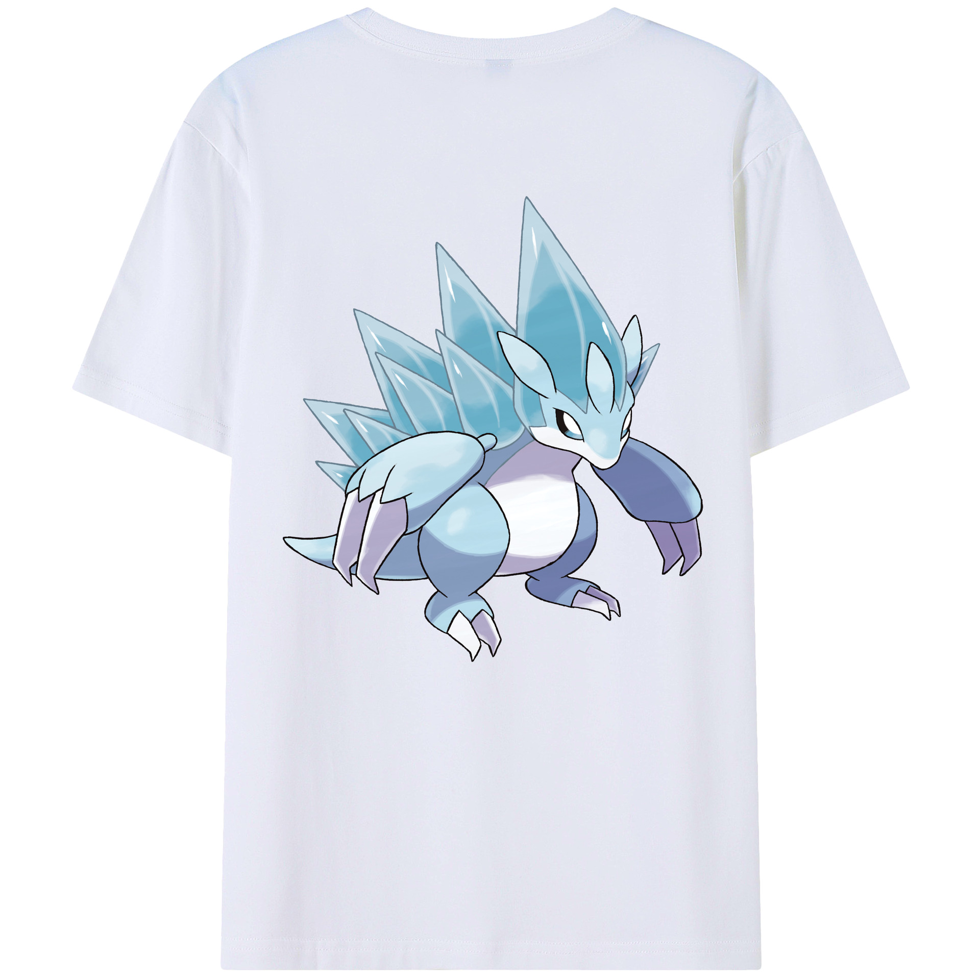 （画像用） ポケットモンスター Pokémon 綿100％ メンズ半袖Tシャツ（バックプリント） 通気性