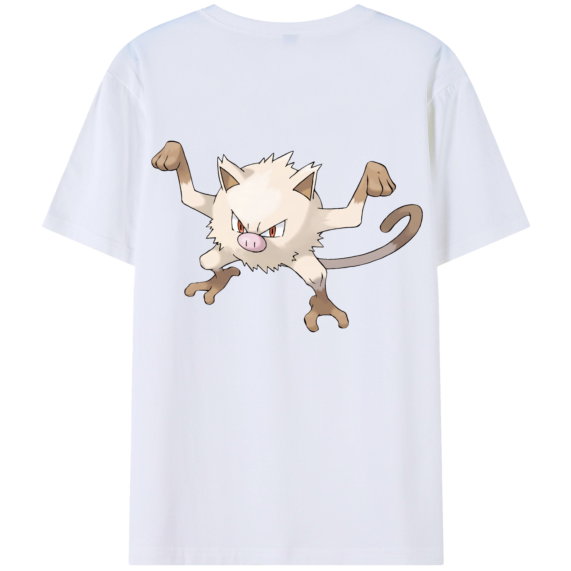 （画像用） ポケットモンスター Pokémon 綿100％ メンズ半袖Tシャツ（バックプリント） 通気性