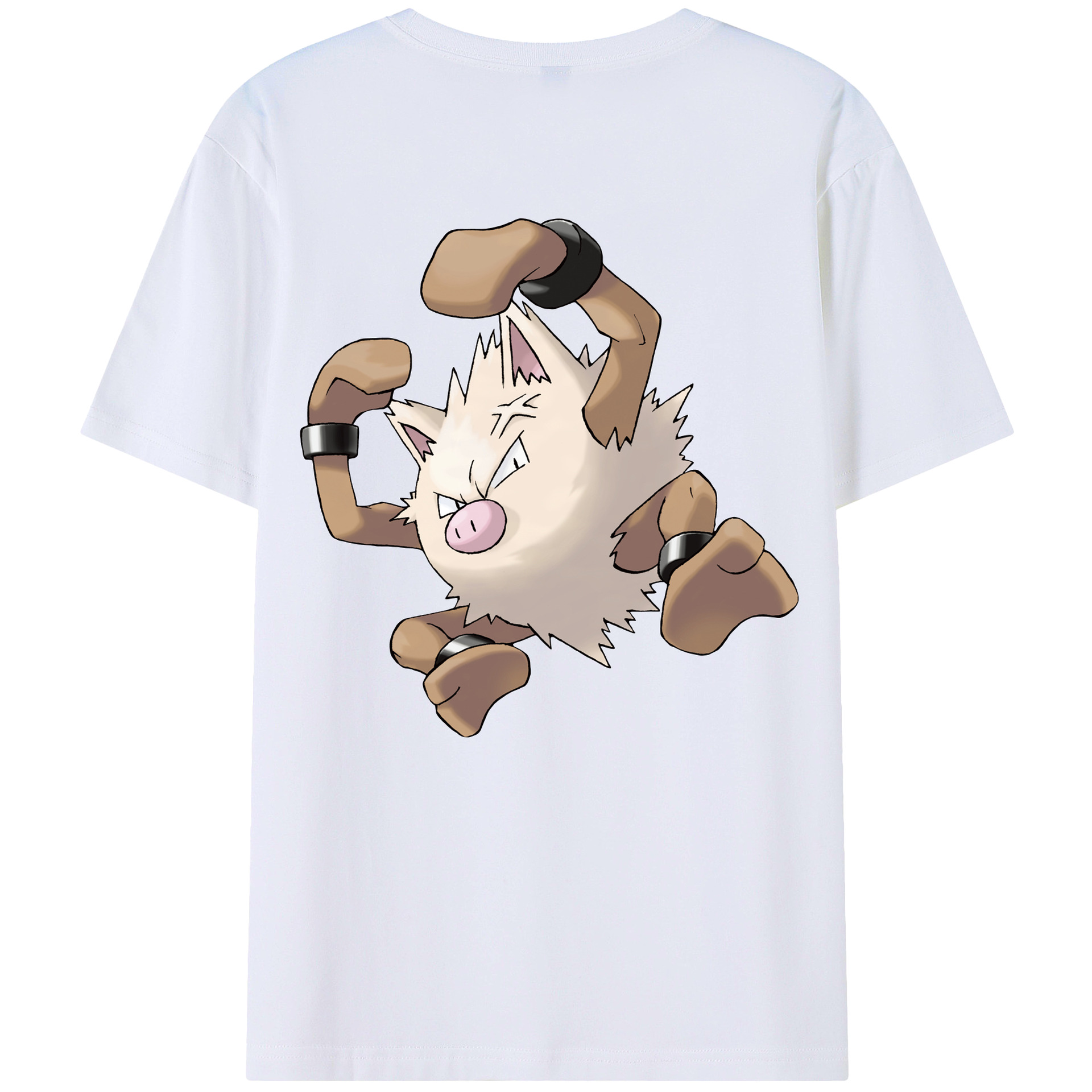 （画像用） ポケットモンスター Pokémon 綿100％ メンズ半袖Tシャツ（バックプリント） 通気性