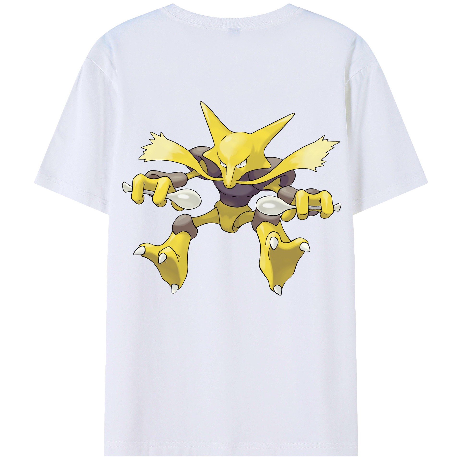 （画像用） ポケットモンスター Pokémon 綿100％ メンズ半袖Tシャツ（バックプリント） 通気性
