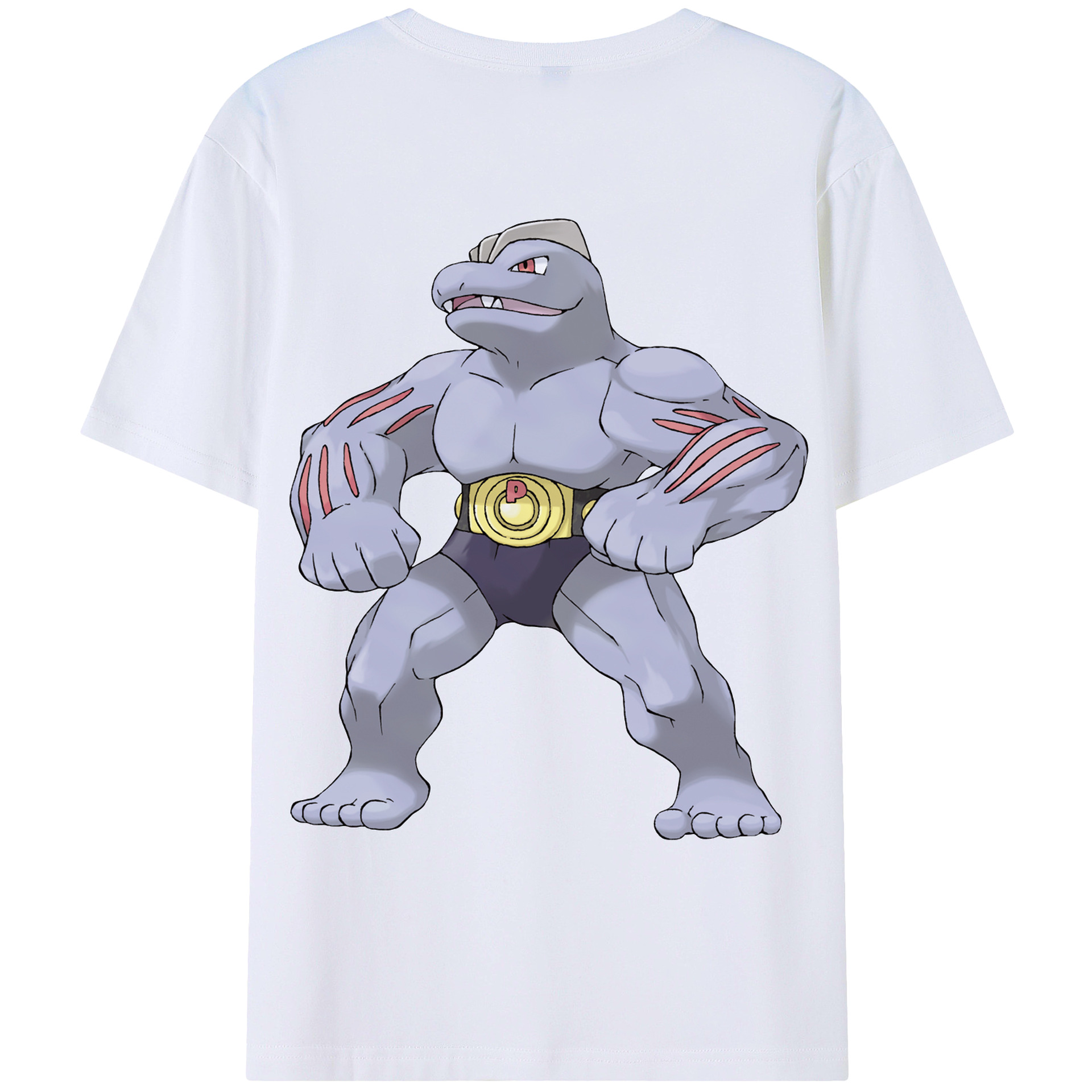 （画像用） ポケットモンスター Pokémon 綿100％ メンズ半袖Tシャツ（バックプリント） 通気性