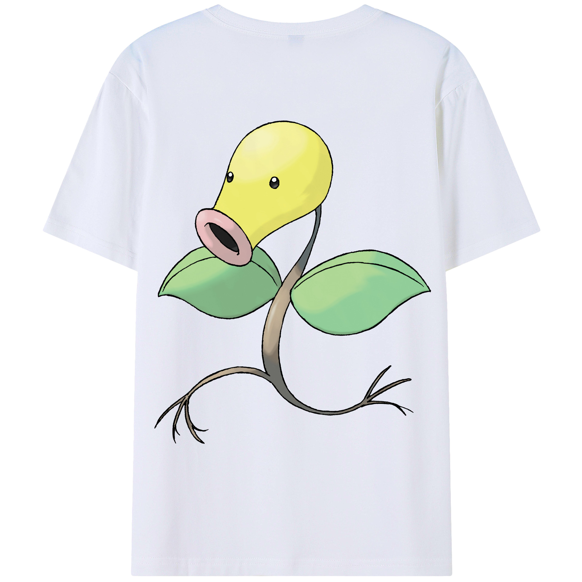 （画像用） ポケットモンスター Pokémon 綿100％ メンズ半袖Tシャツ（バックプリント） 通気性