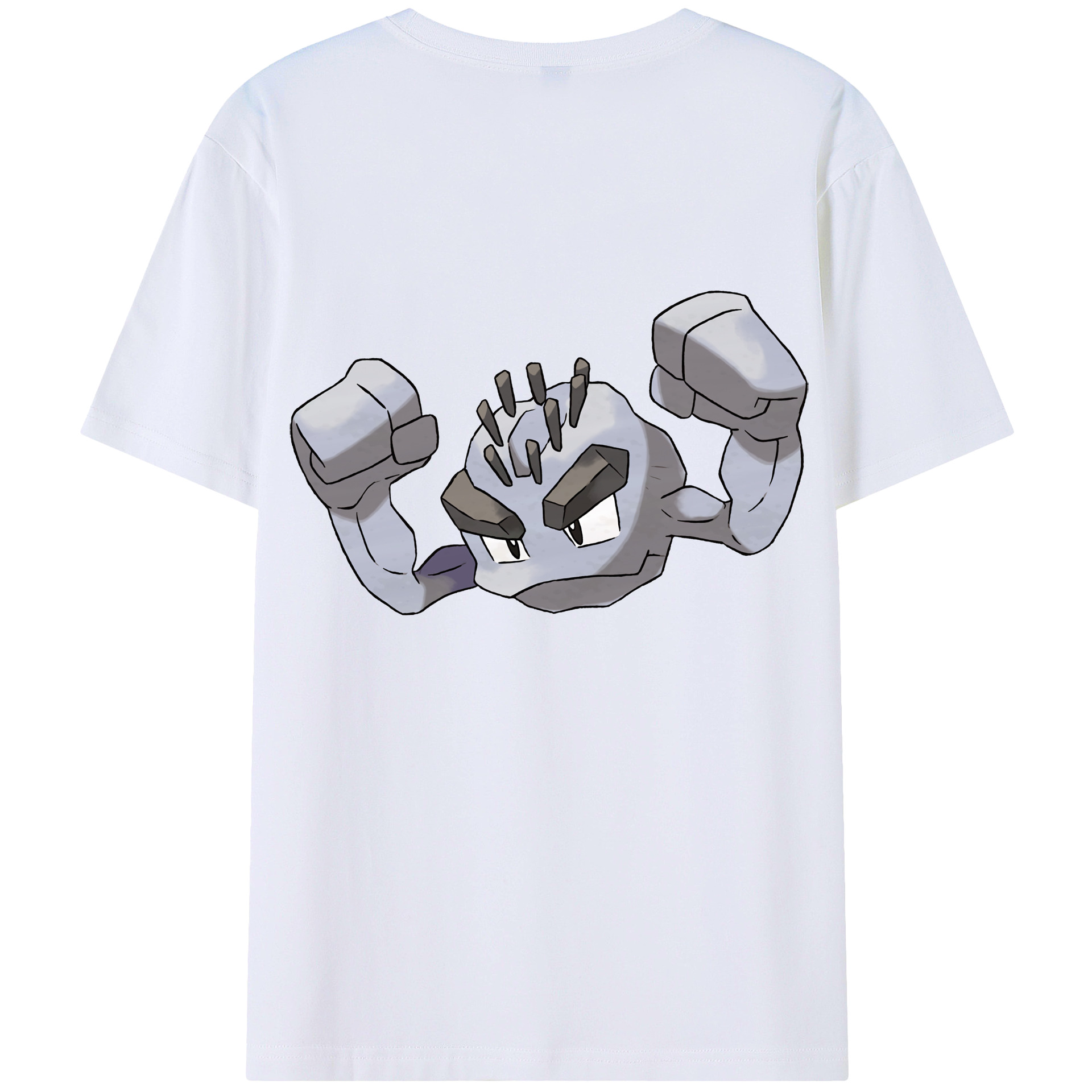 （画像用） ポケットモンスター Pokémon 綿100％ メンズ半袖Tシャツ（バックプリント） 通気性