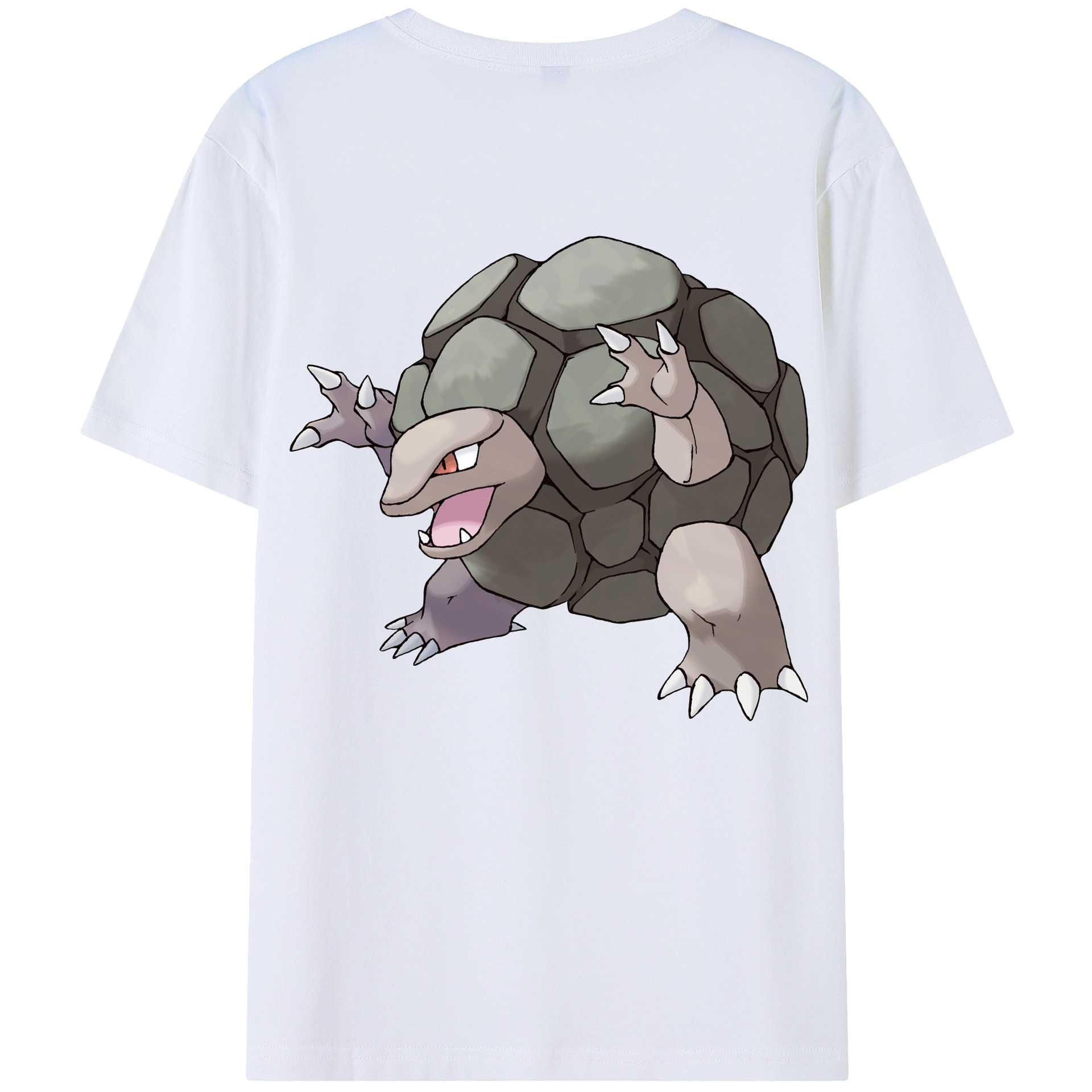 （画像用） ポケットモンスター Pokémon 綿100％ メンズ半袖Tシャツ（バックプリント） 通気性