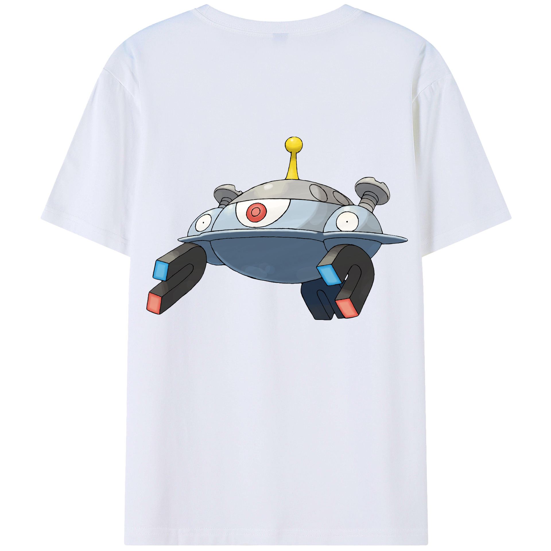 （画像用） ポケットモンスター Pokémon 綿100％ メンズ半袖Tシャツ（バックプリント） 通気性